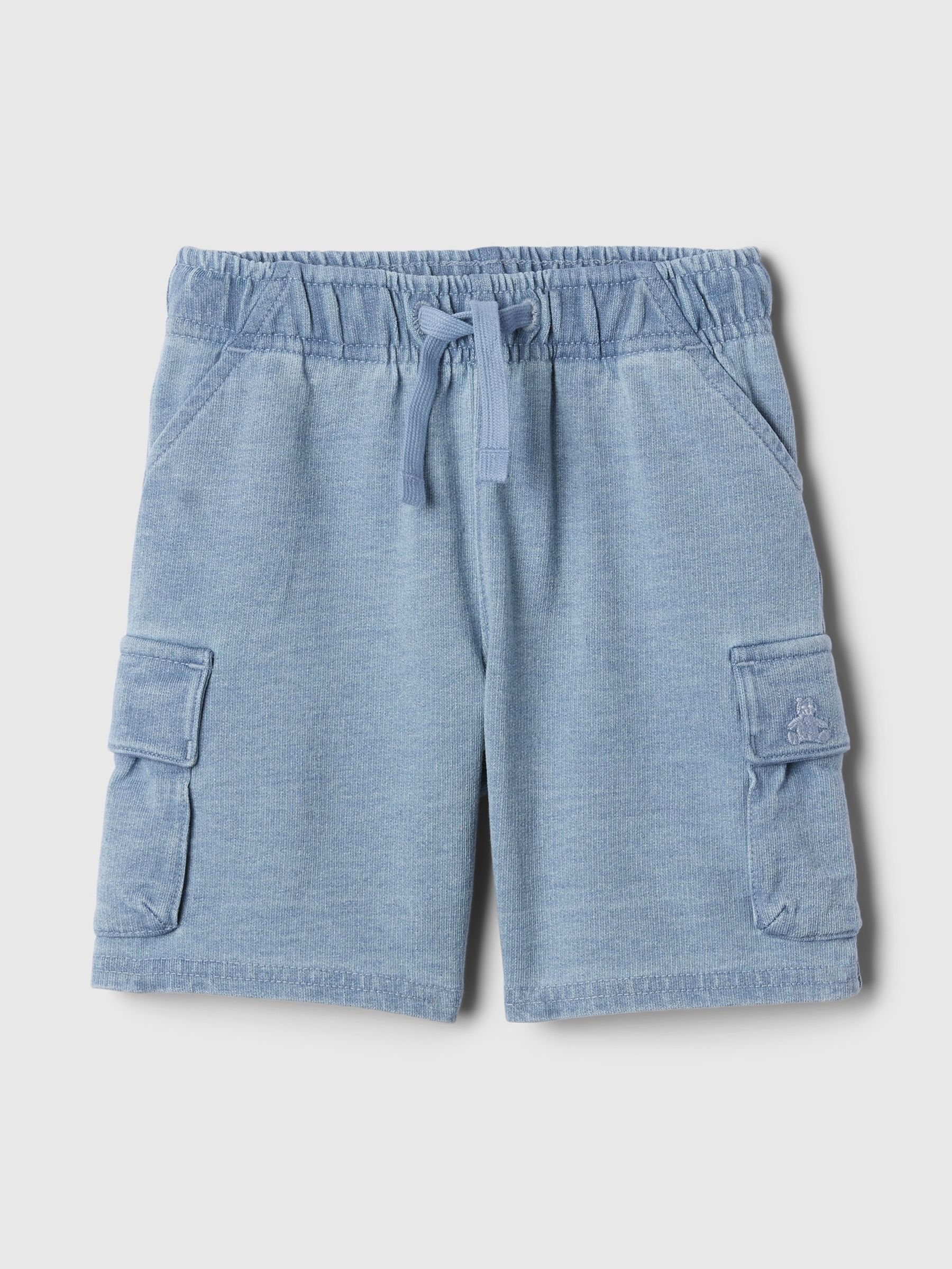 Blue Cargo Sweat Shorts (12mths-5yrs) - Image 1 of 2