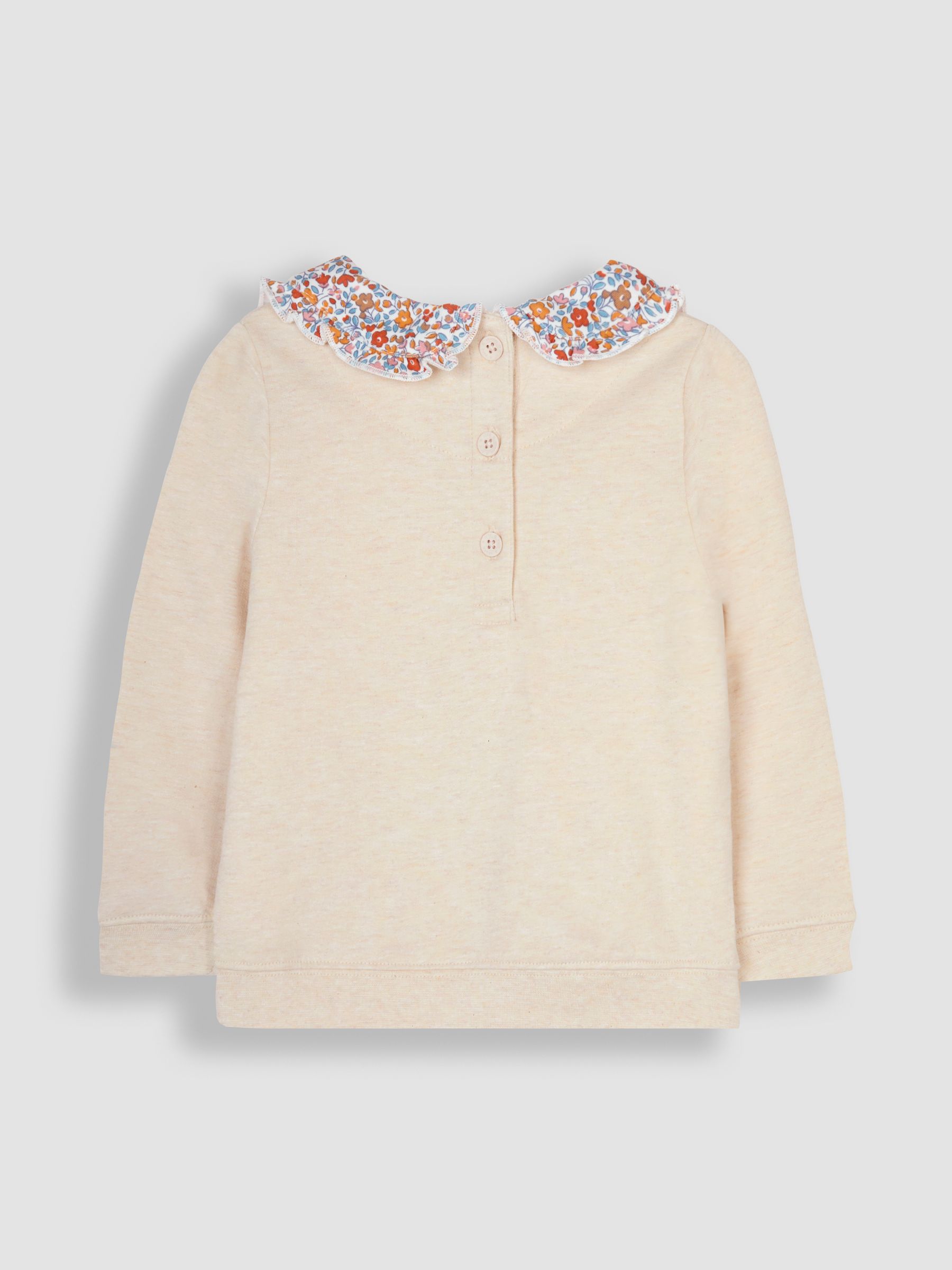 Natural Oatmeal Tractor Appliqué Sweatshirt and Leggings Set - Image 3 of 6