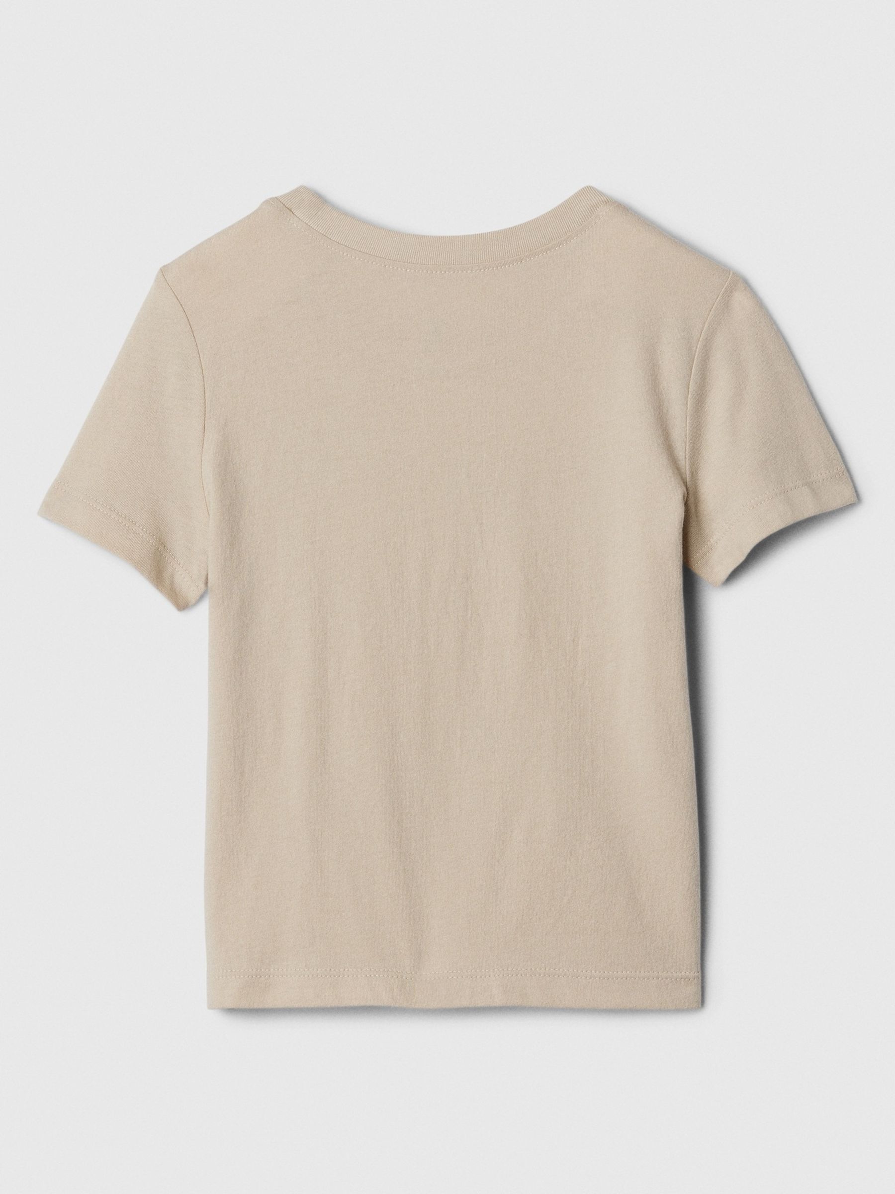Beige Graphic Short Sleeve Crew Neck Baby T-Shirt (Newborn-5yrs) - Image 2 of 2