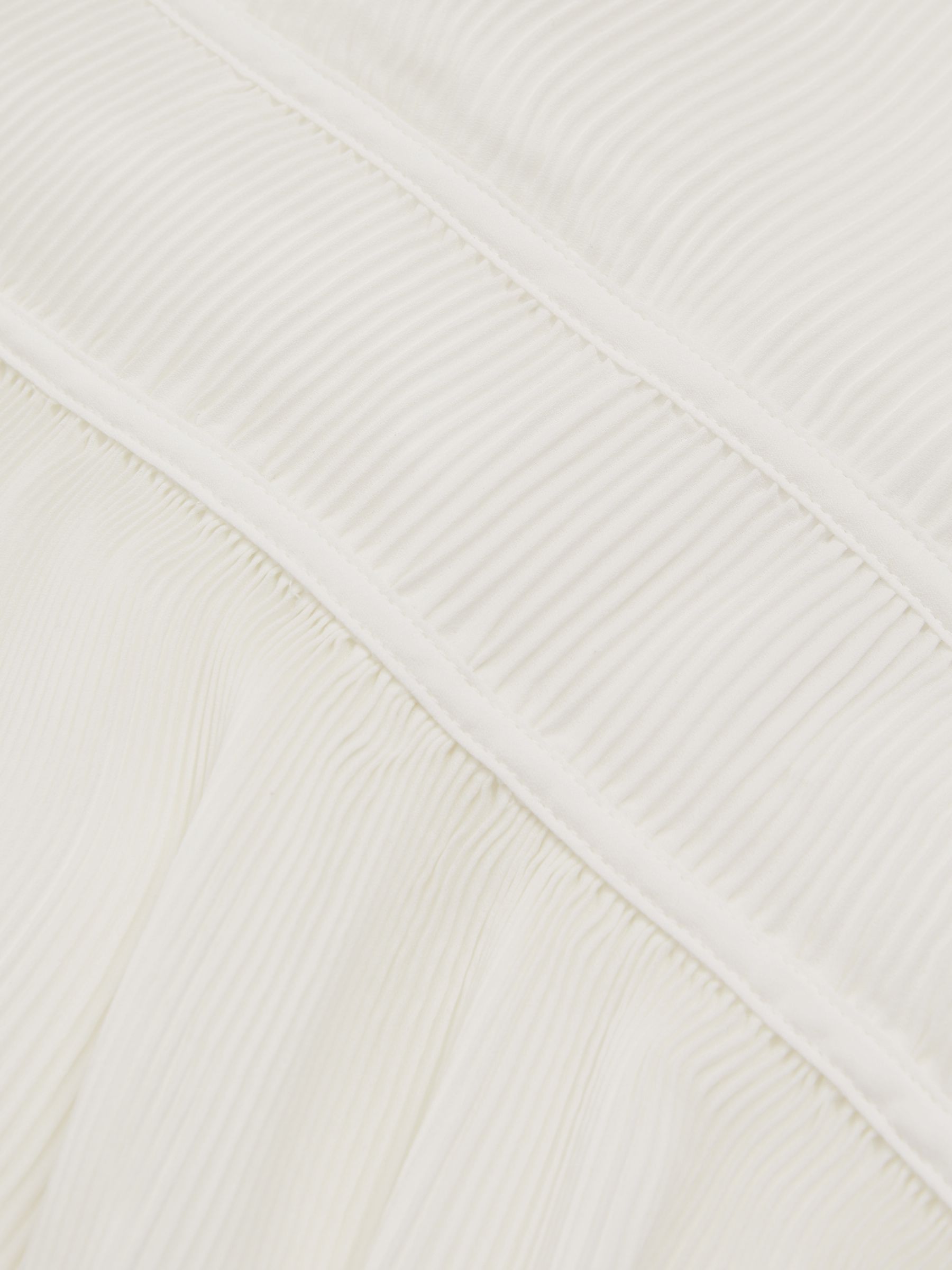 Garren Ivory Amur Plisse Halter Neck Maxi Dress - image 5