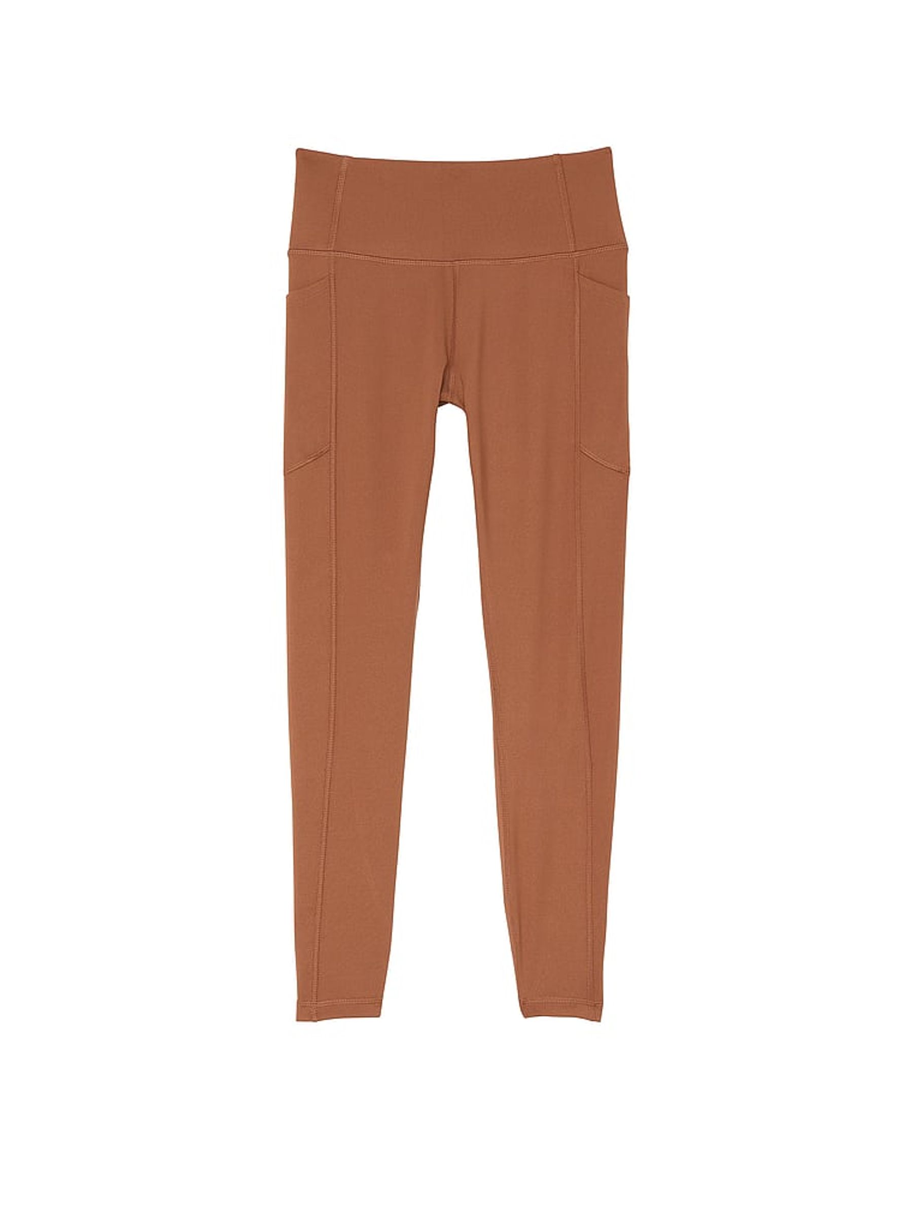 Caramel Brown 7/8 Length Essential Pocket Leggings - Image 4 of 4
