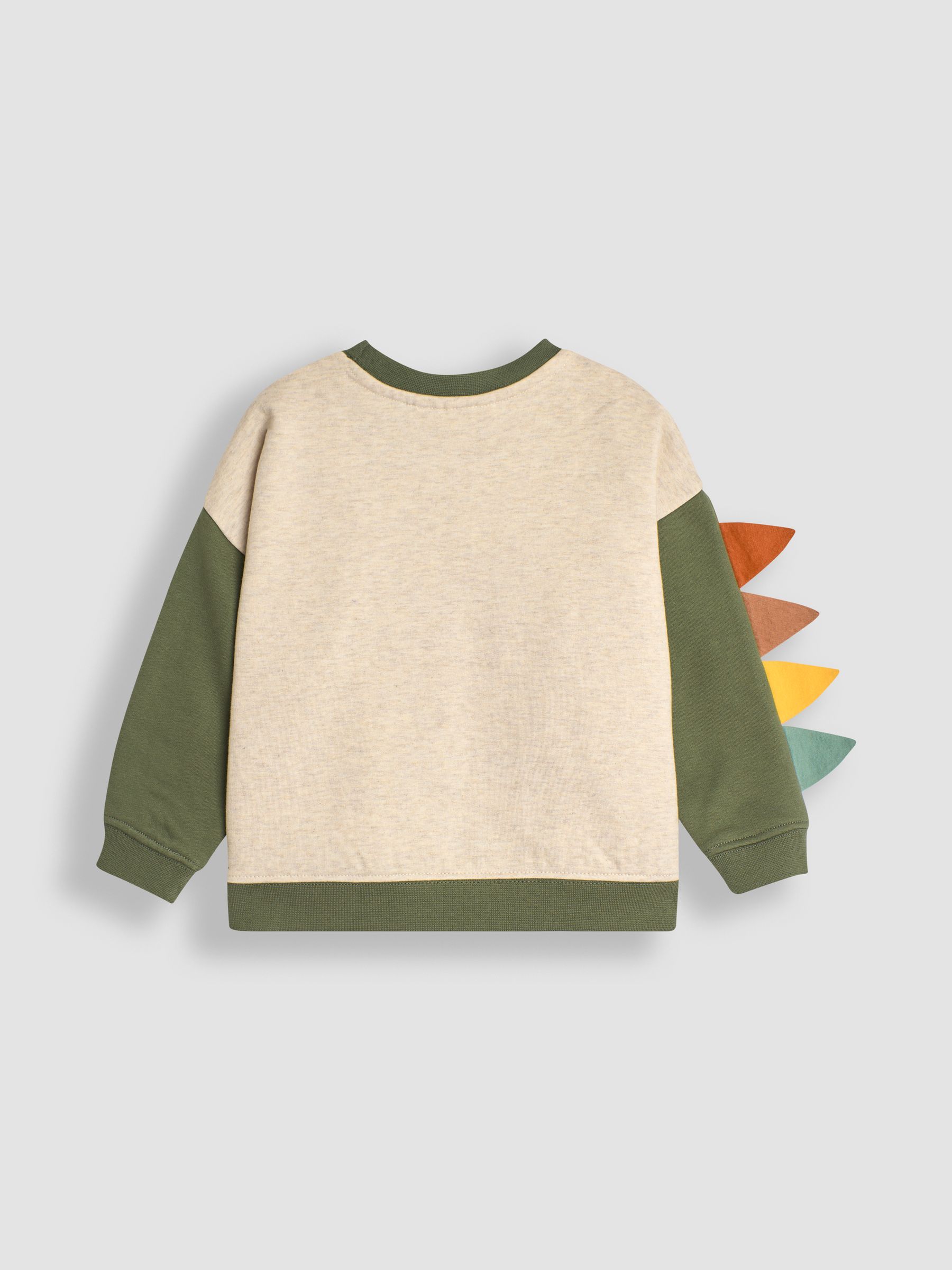 Natural Dinosaur Applique Novelty Sweatshirt - Image 2 of 7