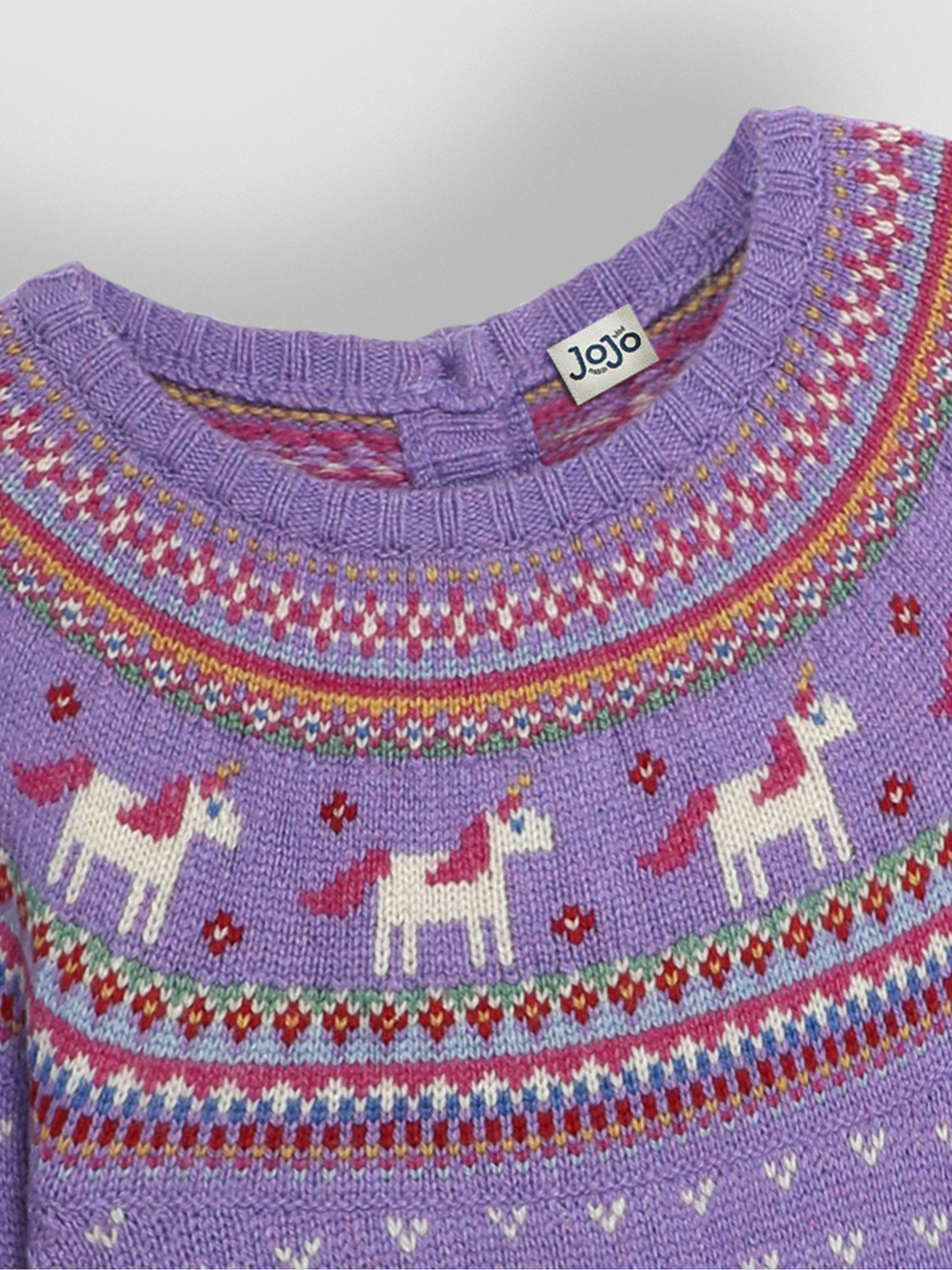 Lilac Unicorn Knitted Dress - Image 3 of 3