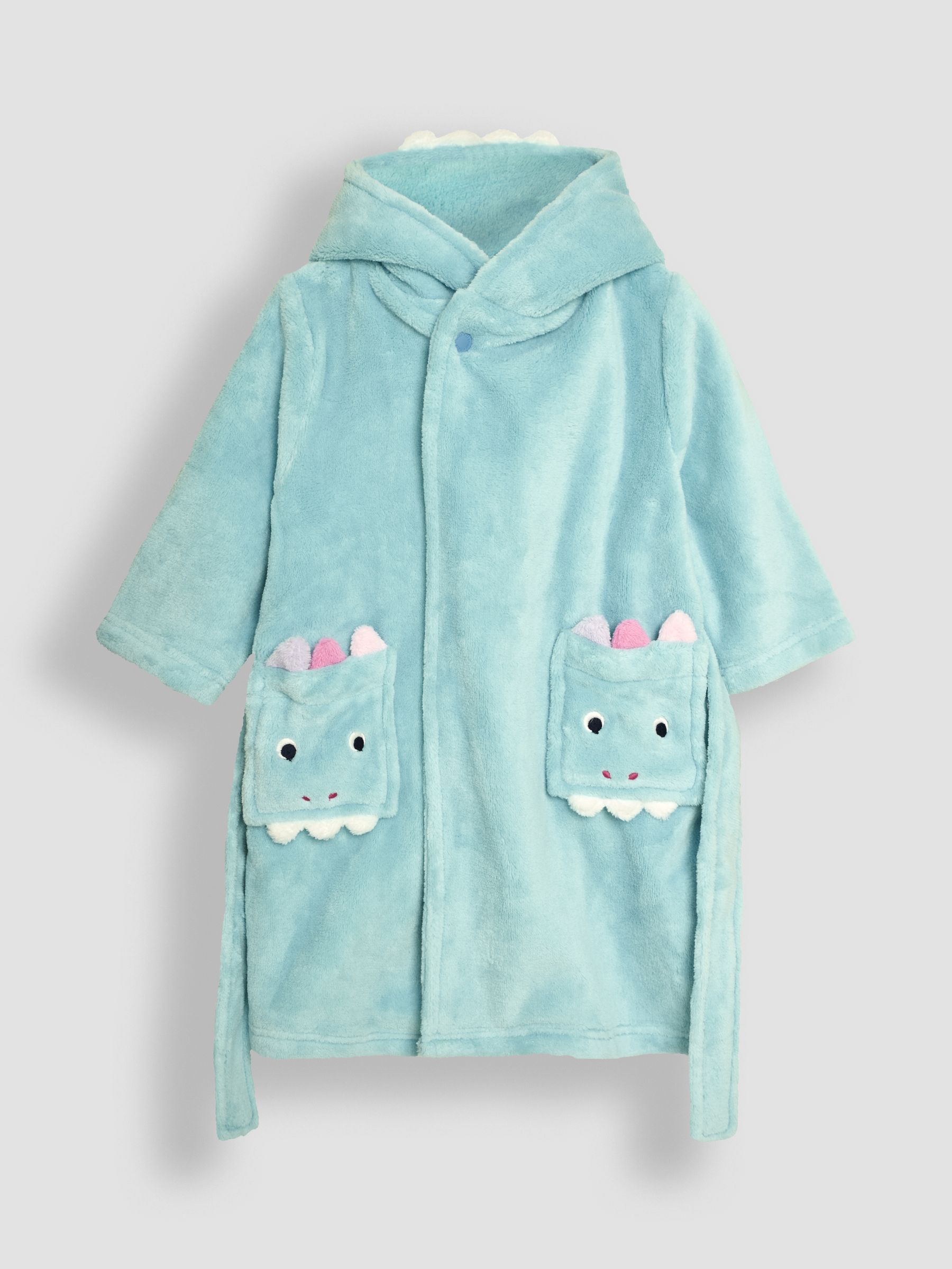 Duck Egg Dinosaur Dressing Gown - Image 1 of 3