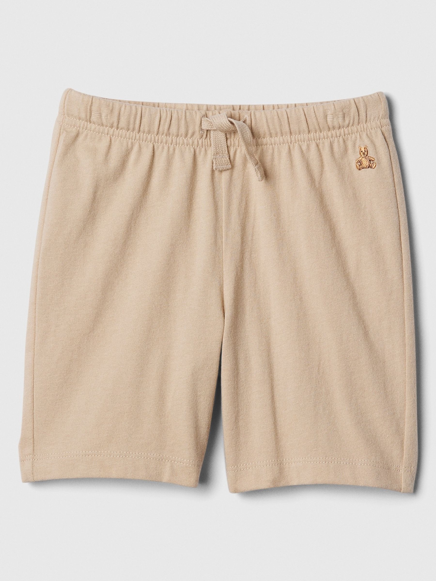 Beige Cotton Brannan Bear Pull On Baby Shorts (Newborn-5yrs) - Image 1 of 3