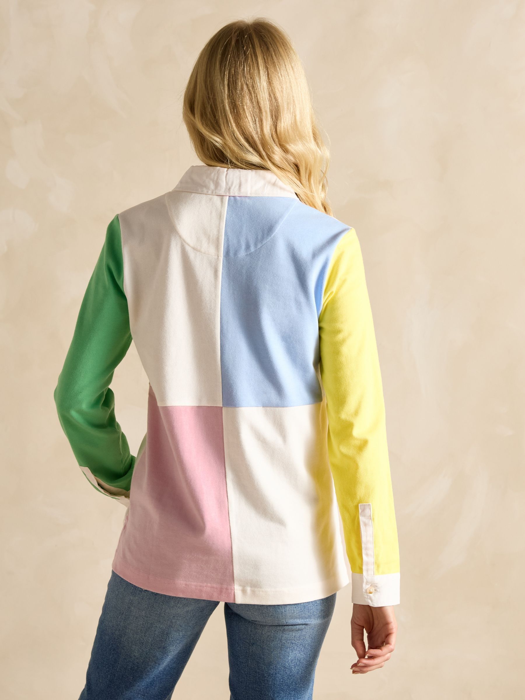 Falmouth Multi Hotch Potch Collared Rugby Shirt - Image 2 of 8