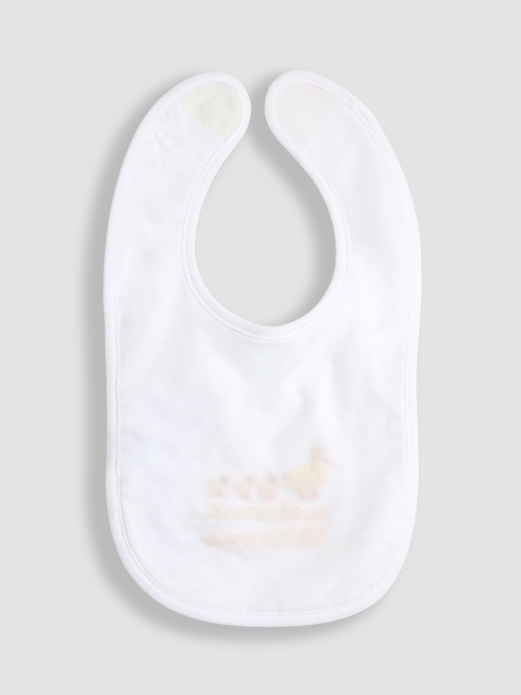 White Welcome Little One Bib - Image 2 of 3