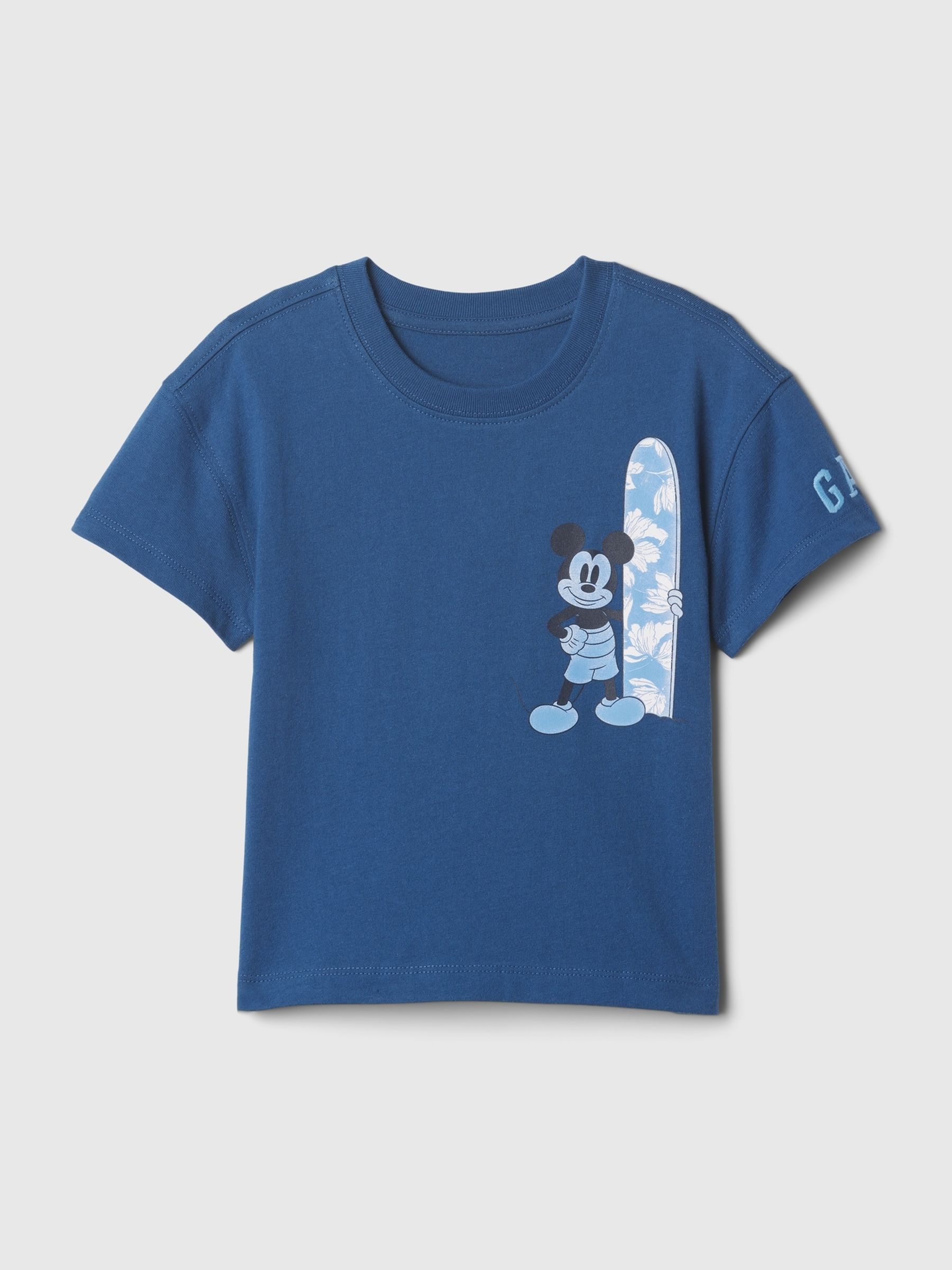 Blue Disney Graphic Short Sleeve Crew Neck T-Shirt - Image 1 of 1