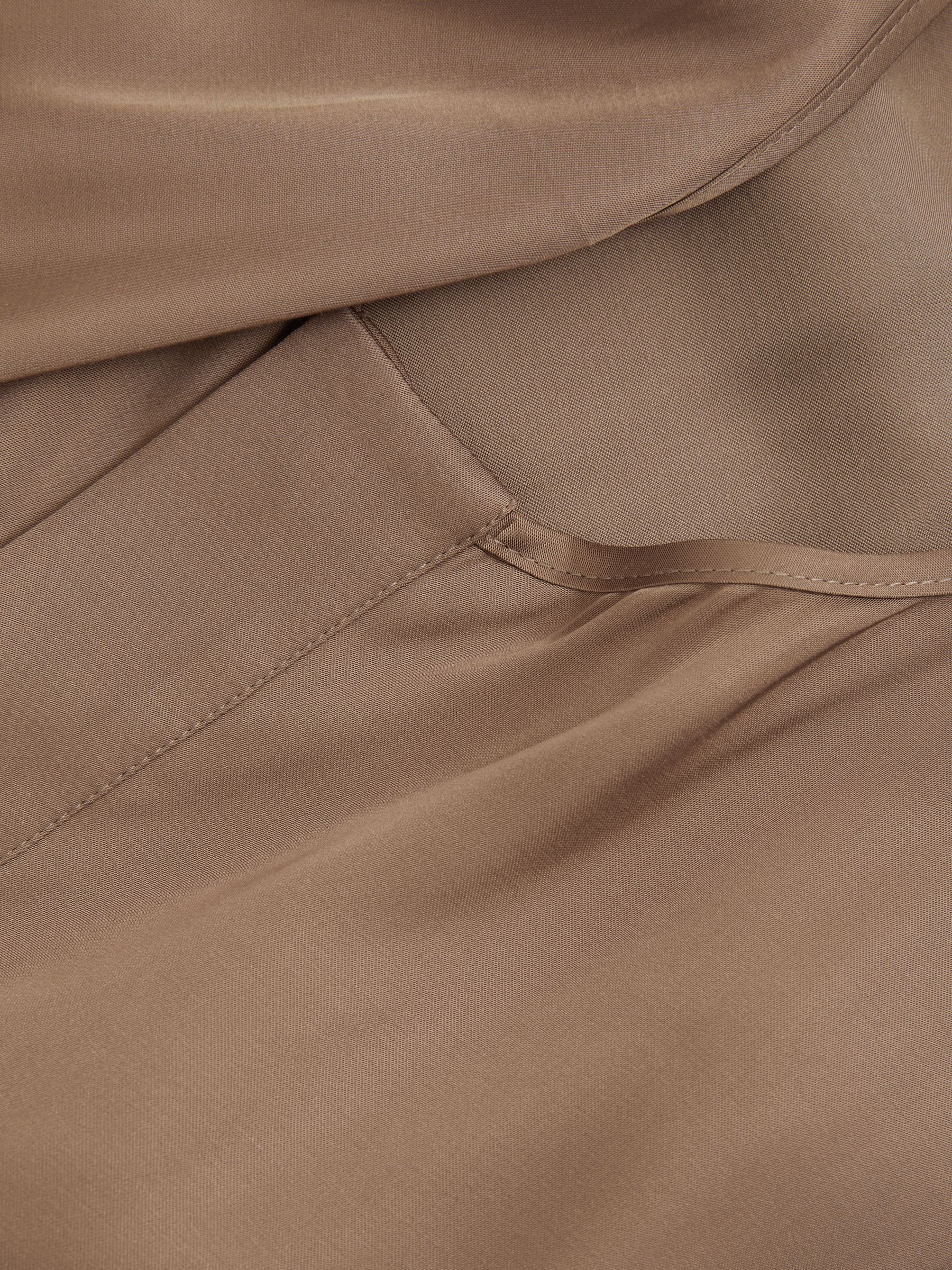 Scoop Neck Vest in Taupe - Image 5 of 5