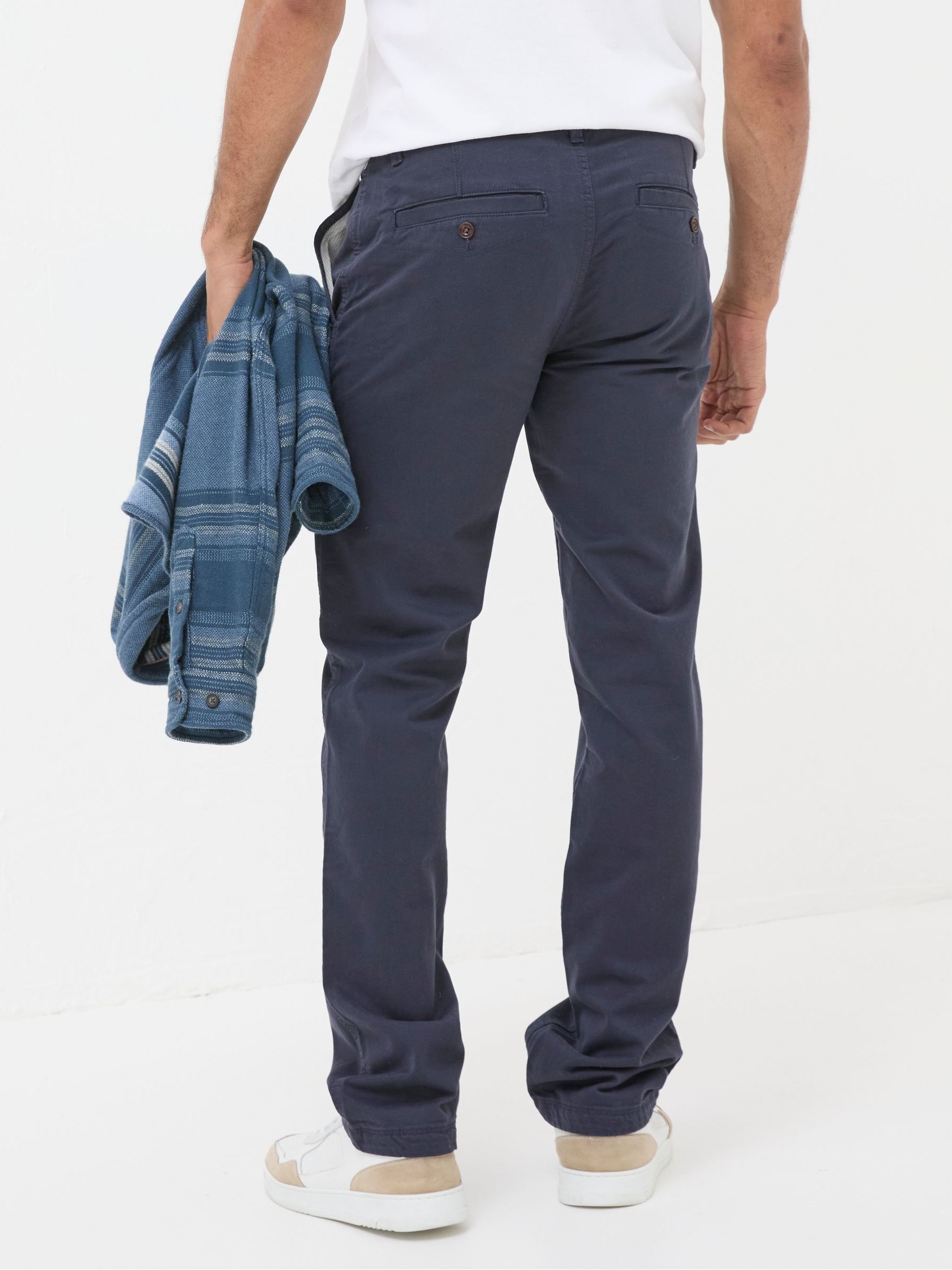 Navy Blue Modern Coastal Chinos - Image 3 of 5