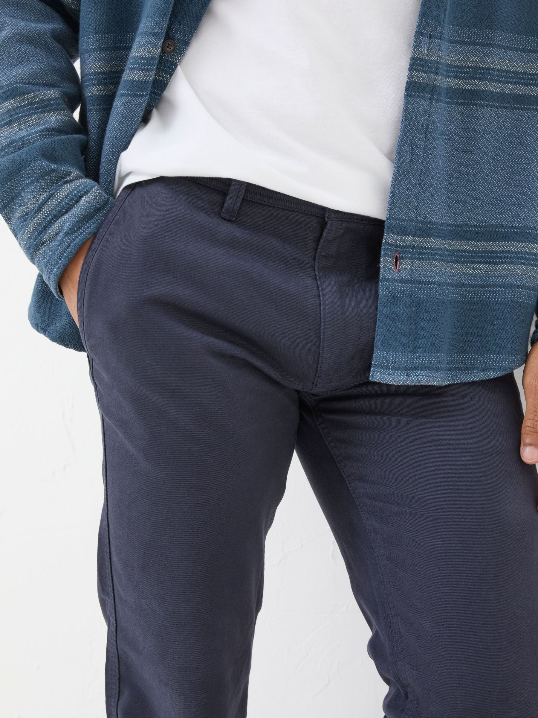 Navy Blue Modern Coastal Chinos - Image 4 of 5