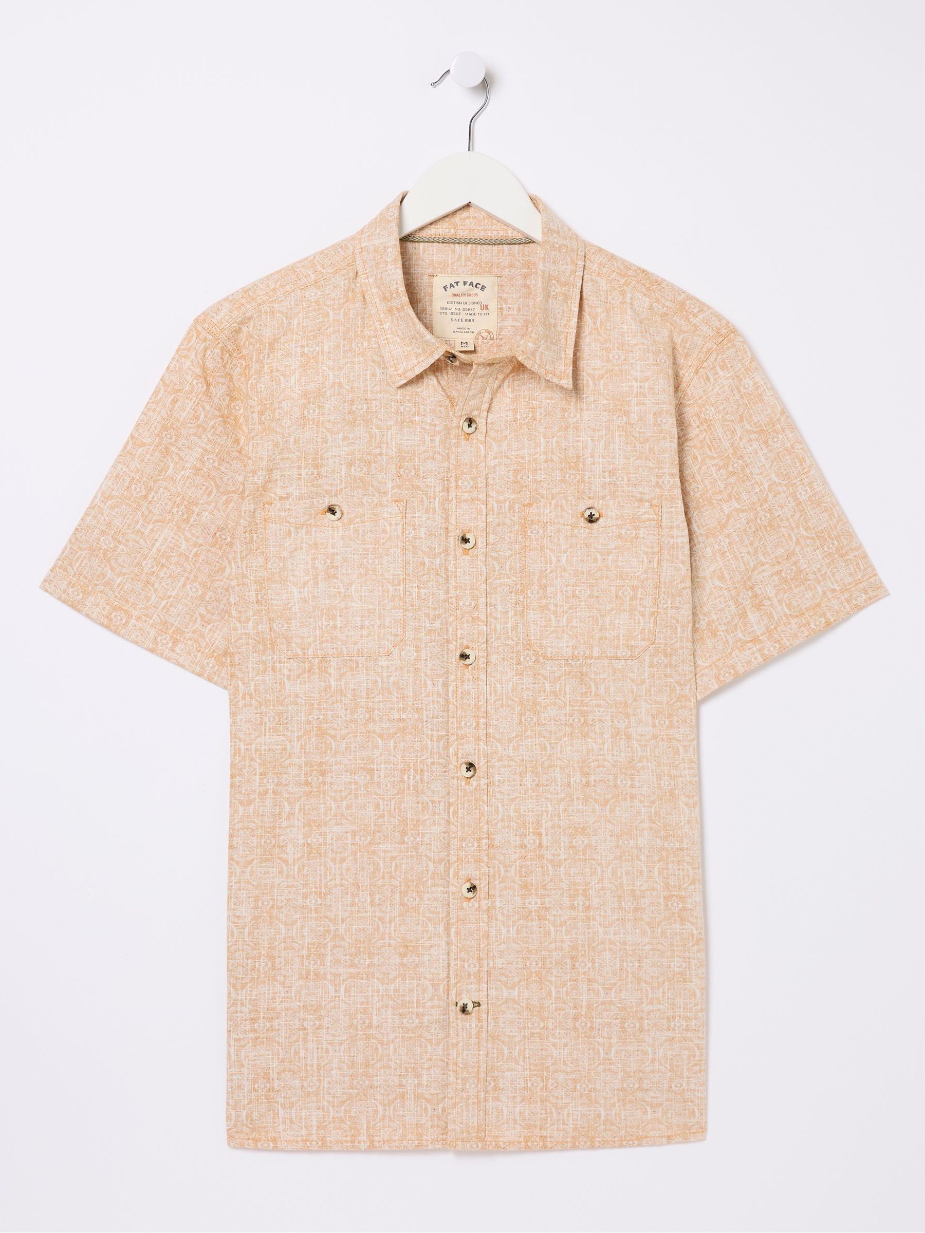 Beckley Pink Tile Print Shirt - Image 5 of 5