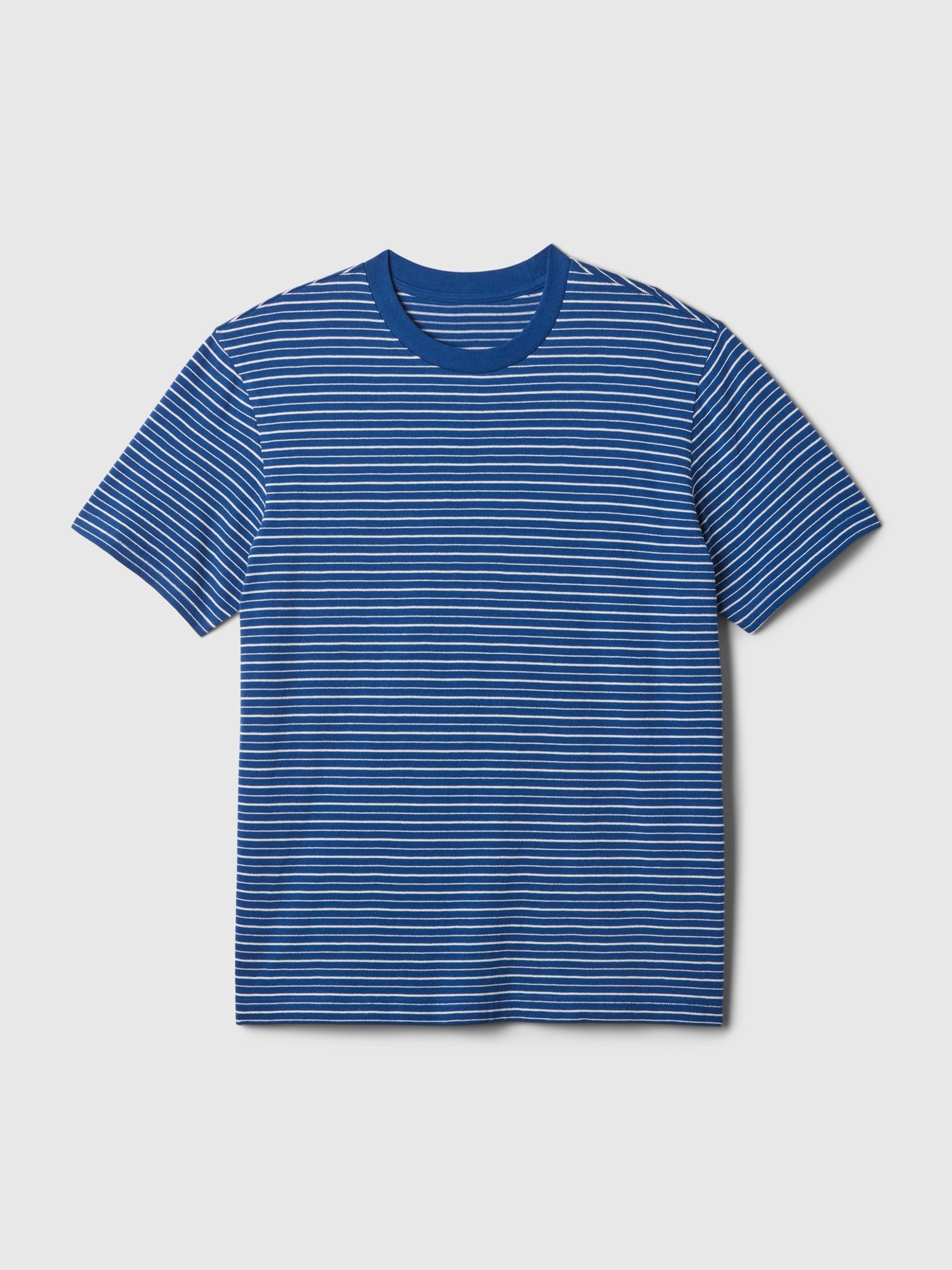Blue Crew Neck Short Sleeve T-Shirt - Image 4 of 4