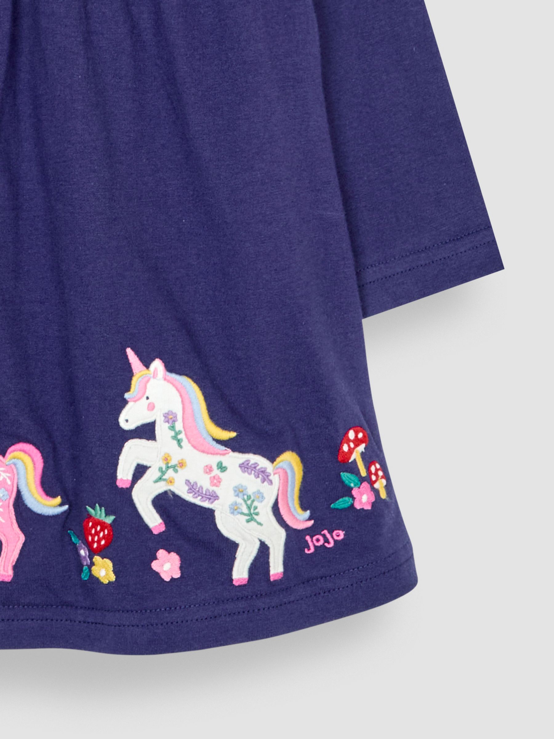Navy Blue Unicorn Appliqué Pretty Tunic - Image 4 of 4