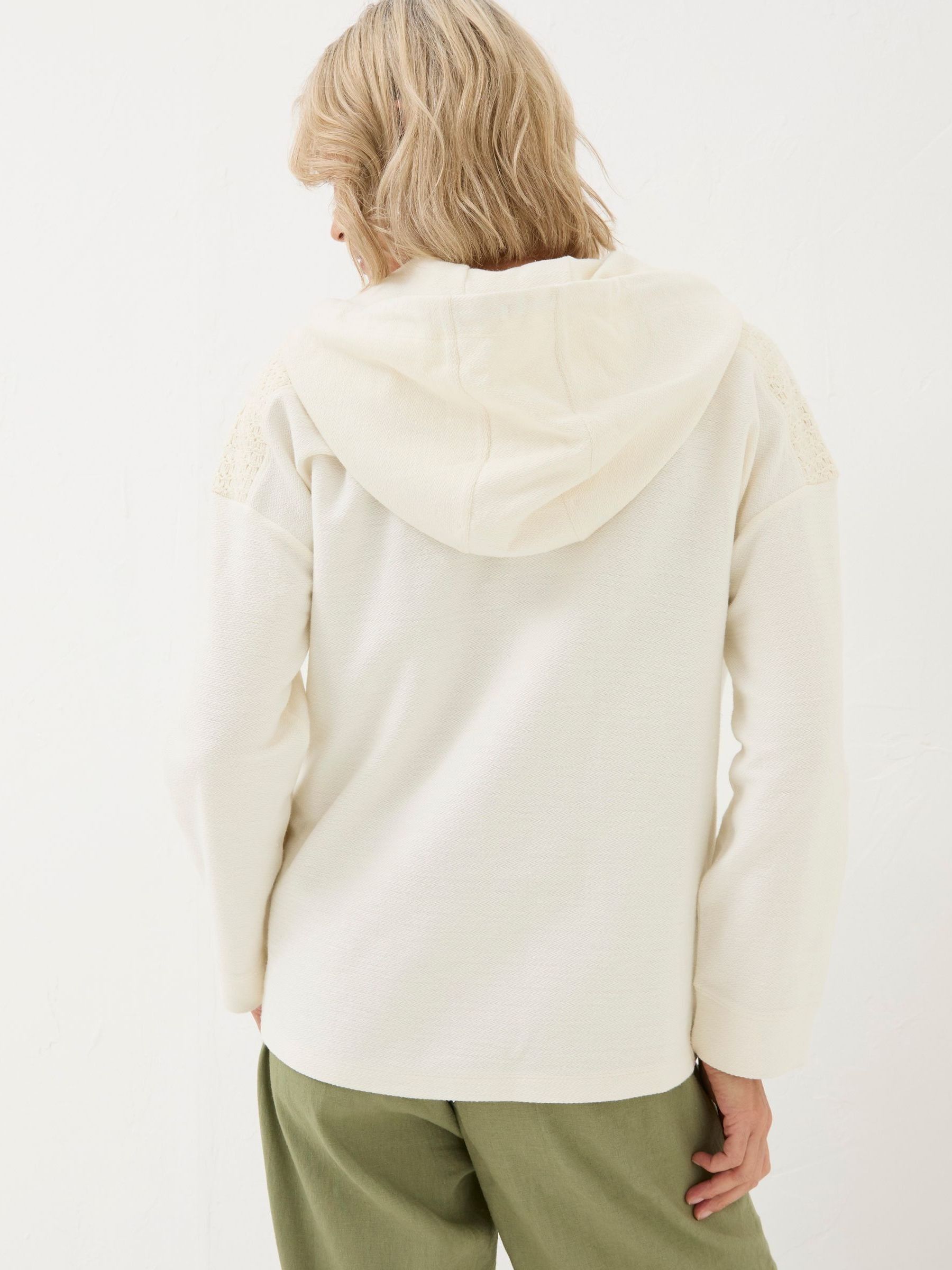 Layla Natural Zip Through Hoodie - Image 3 of 5
