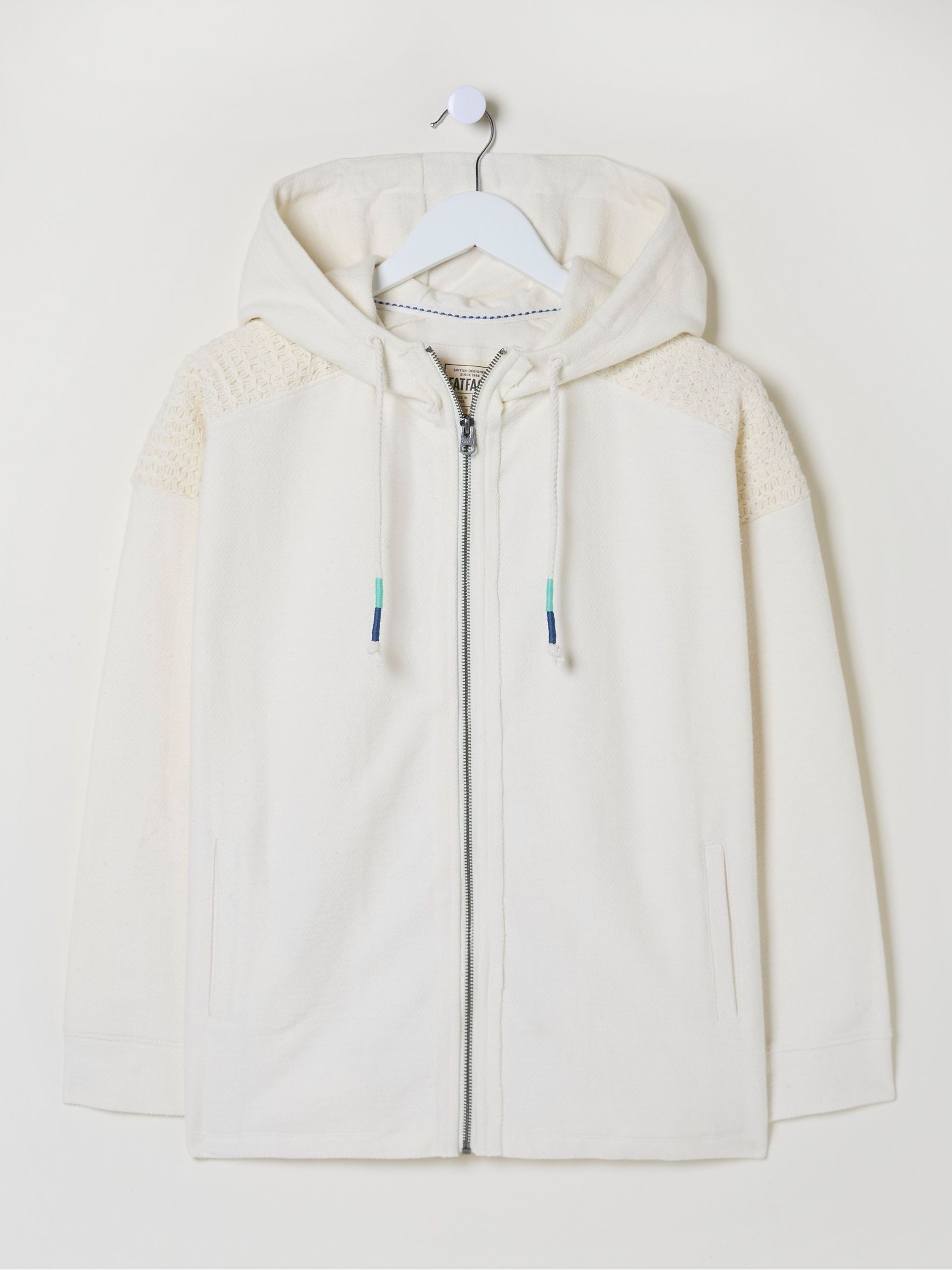 Layla Natural Zip Through Hoodie - Image 5 of 5