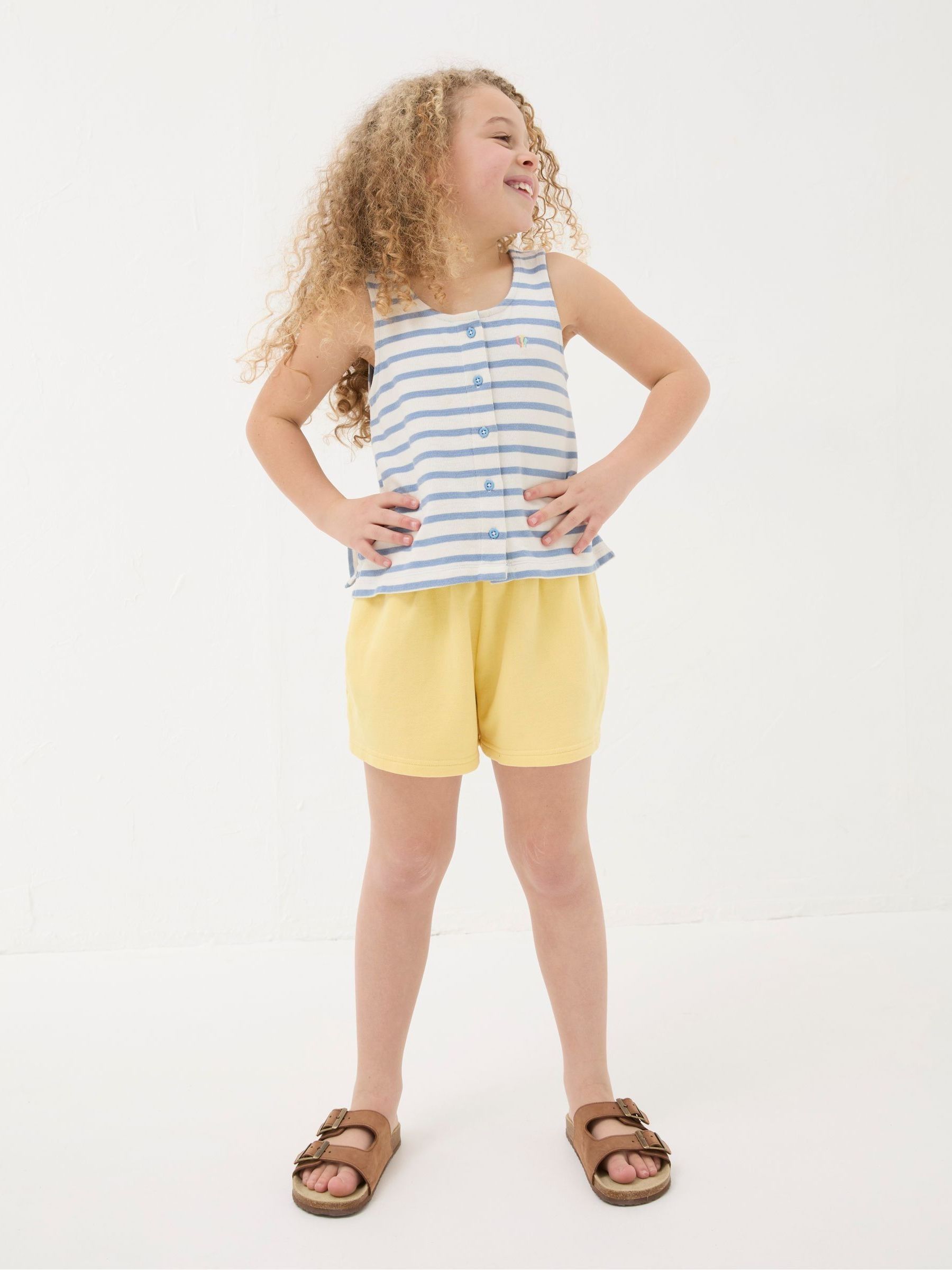 White Stripe Vest Top - Image 1 of 5