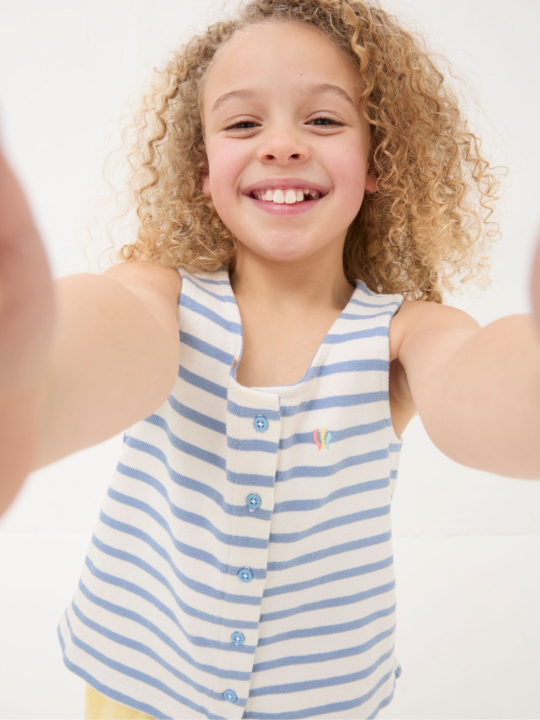 White Stripe Vest Top - Image 4 of 5