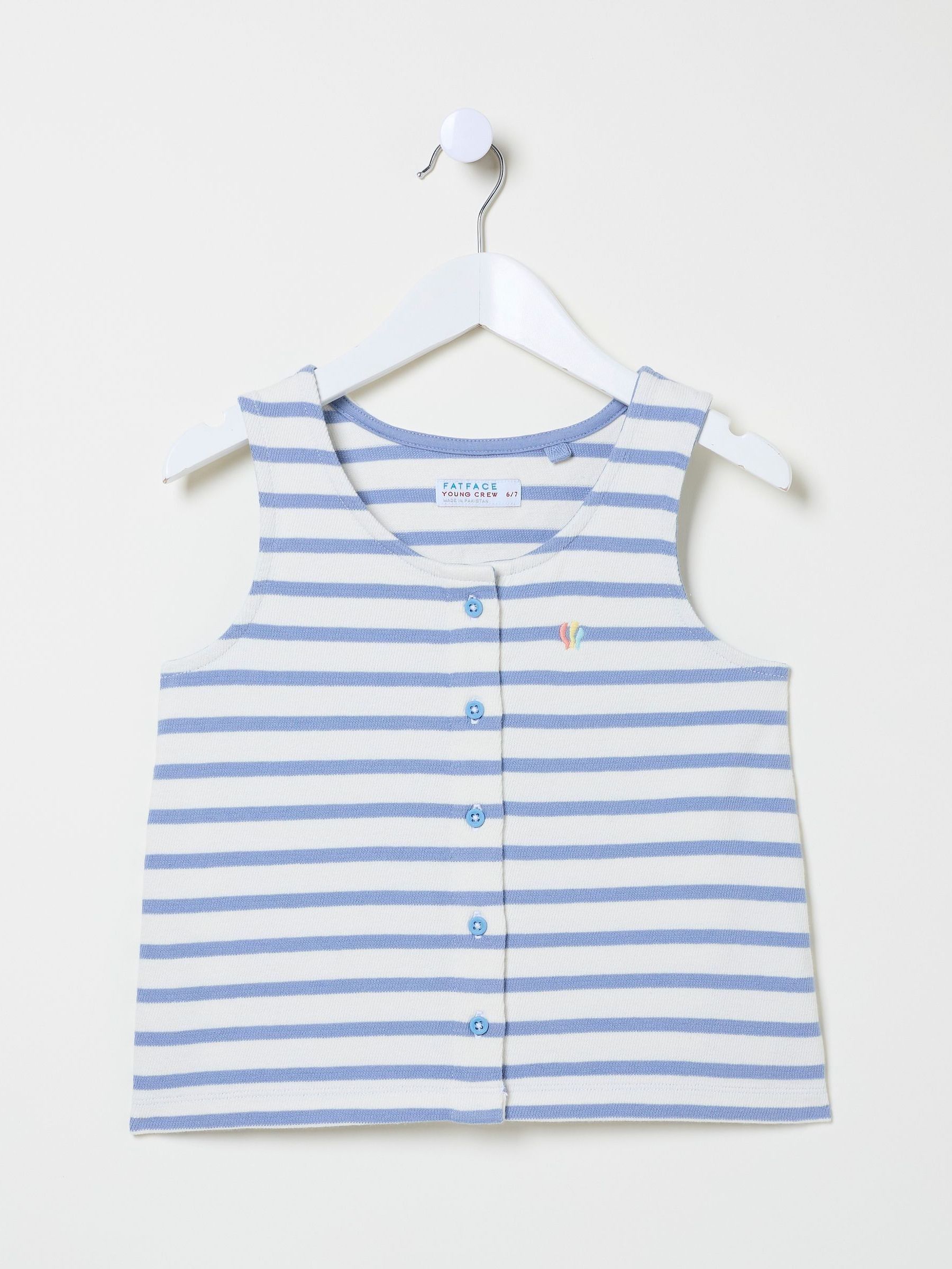 White Stripe Vest Top - Image 5 of 5