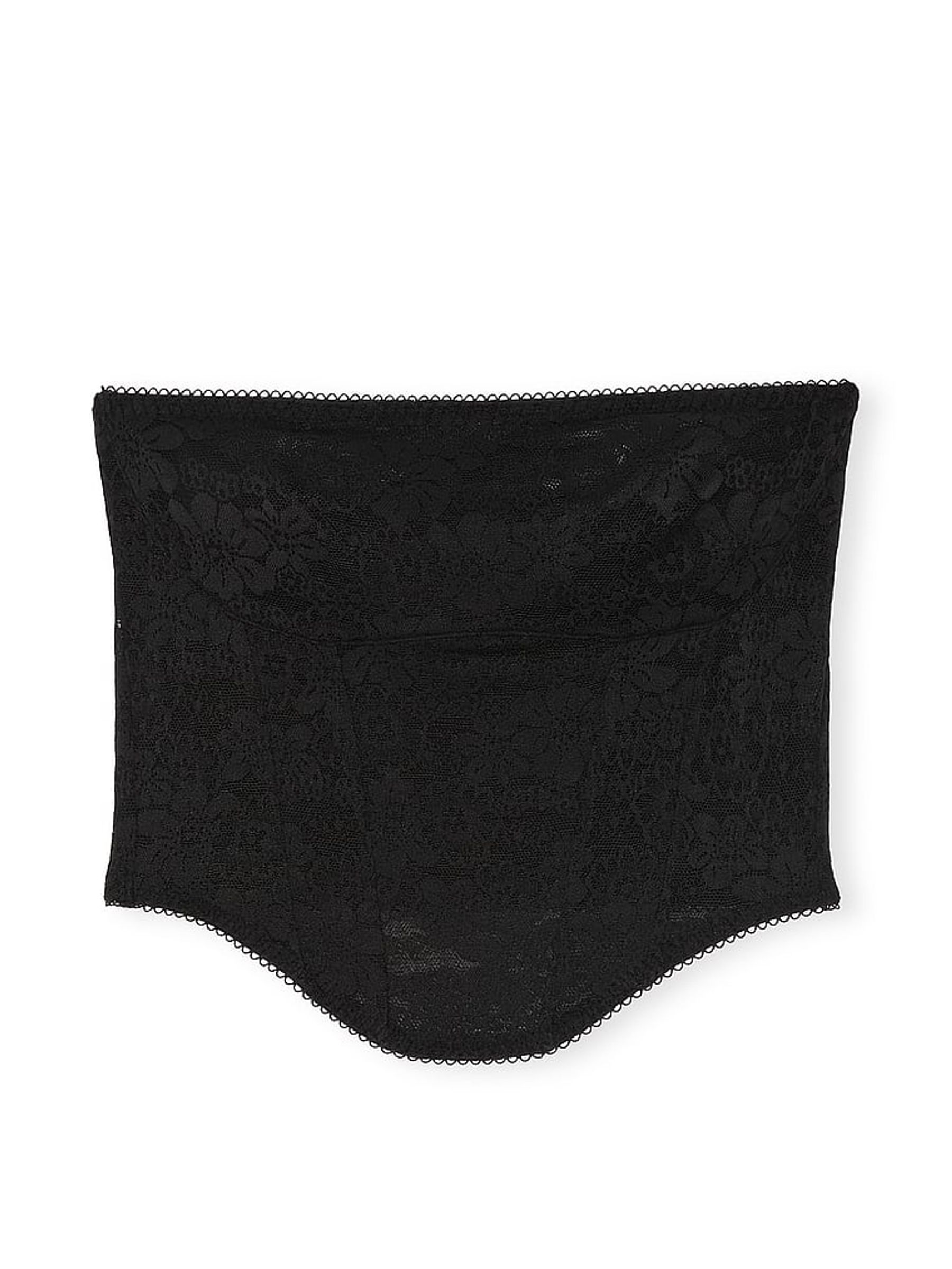 Black Lace Strapless Corset Top - Image 3 of 3