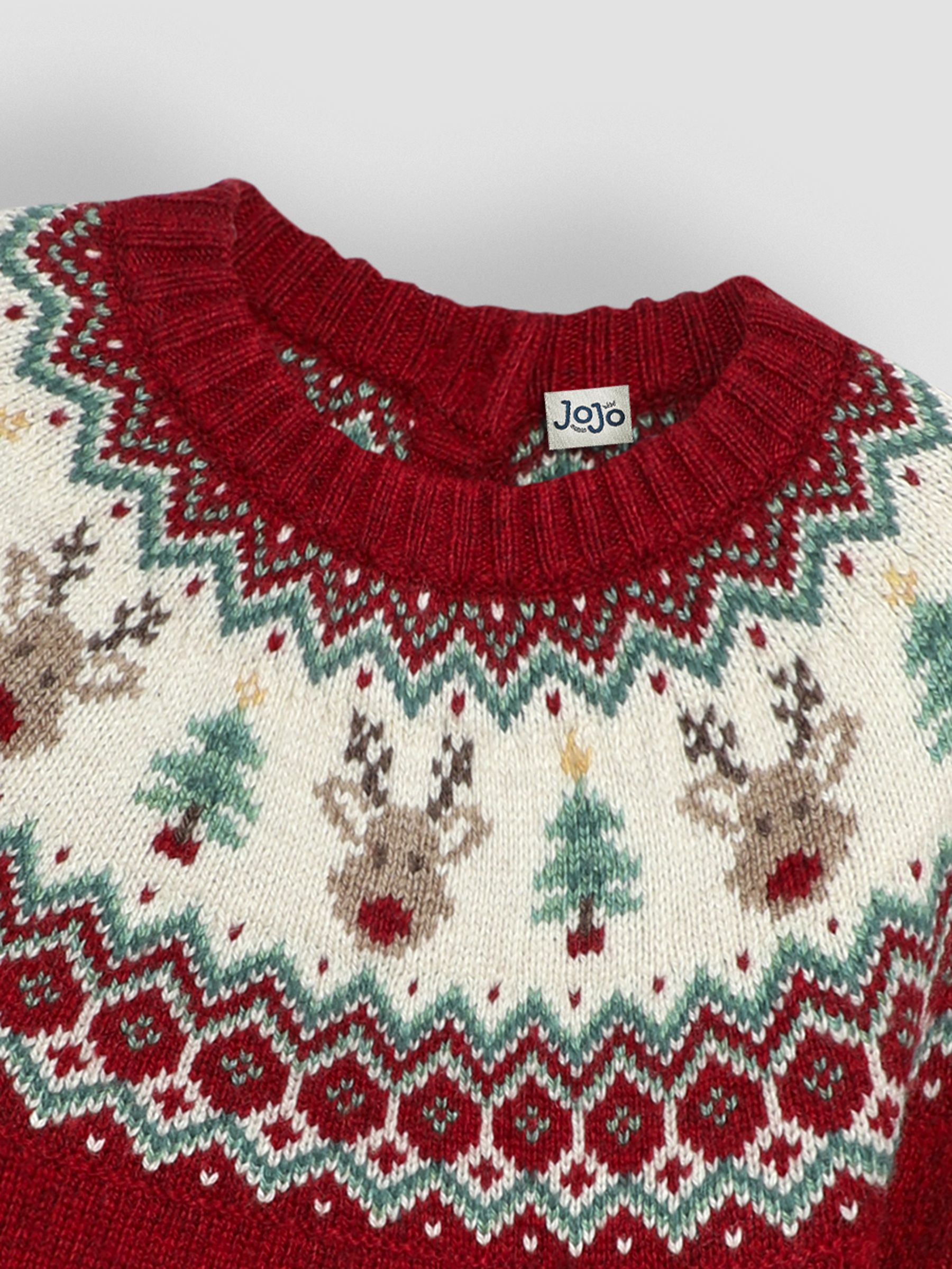 Red Christmas Reindeer Jumper - Image 3 of 3