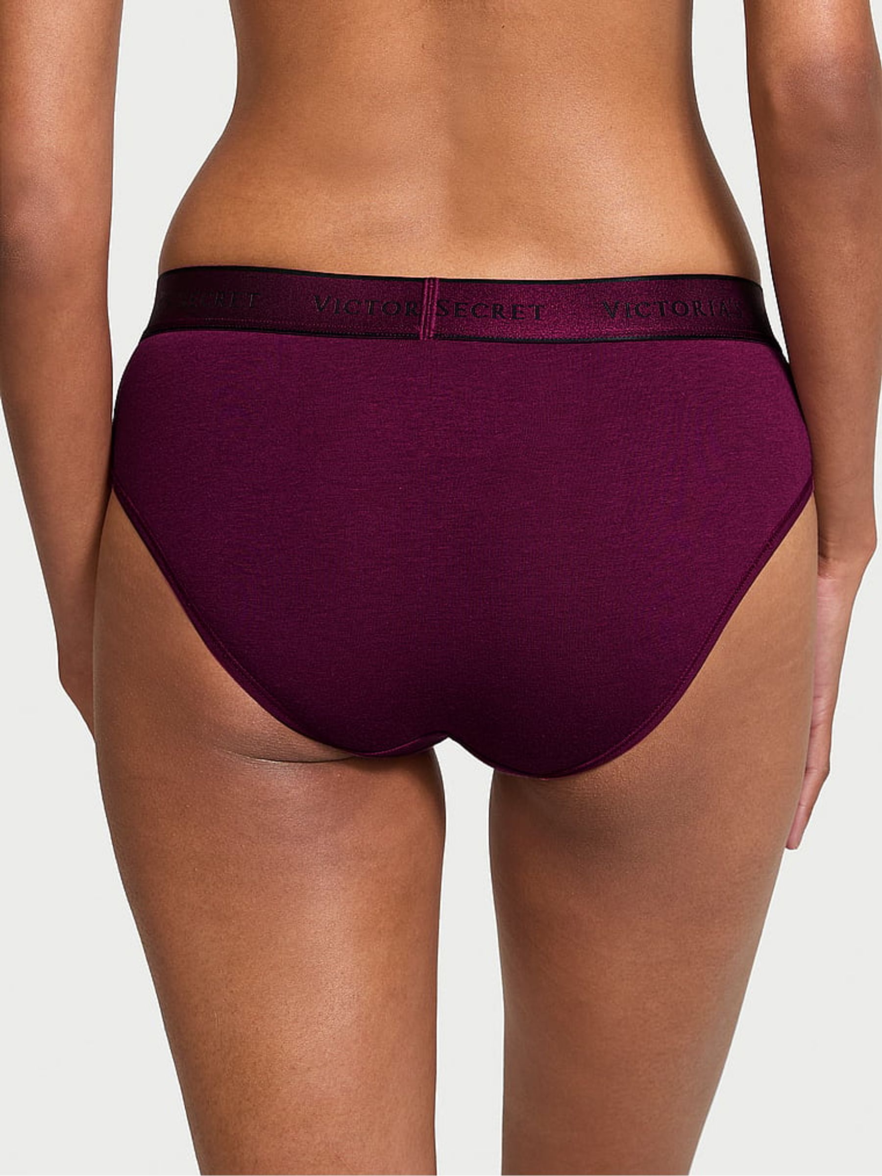 Plum Rouge Red Hipster Knickers - Image 2 of 3