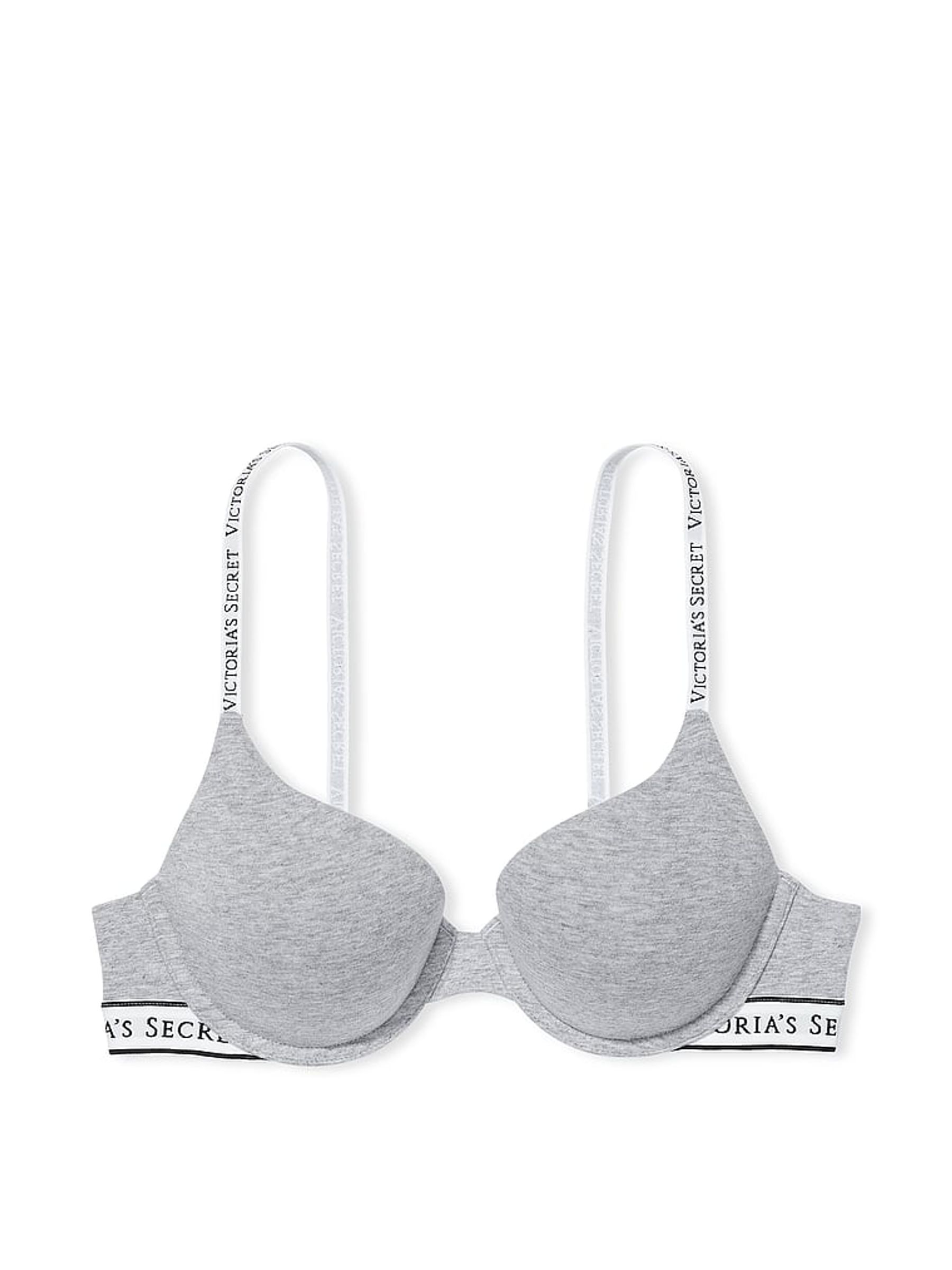 Medium Heather Grey Full Cup Push Up Bra - Image 3 of 3
