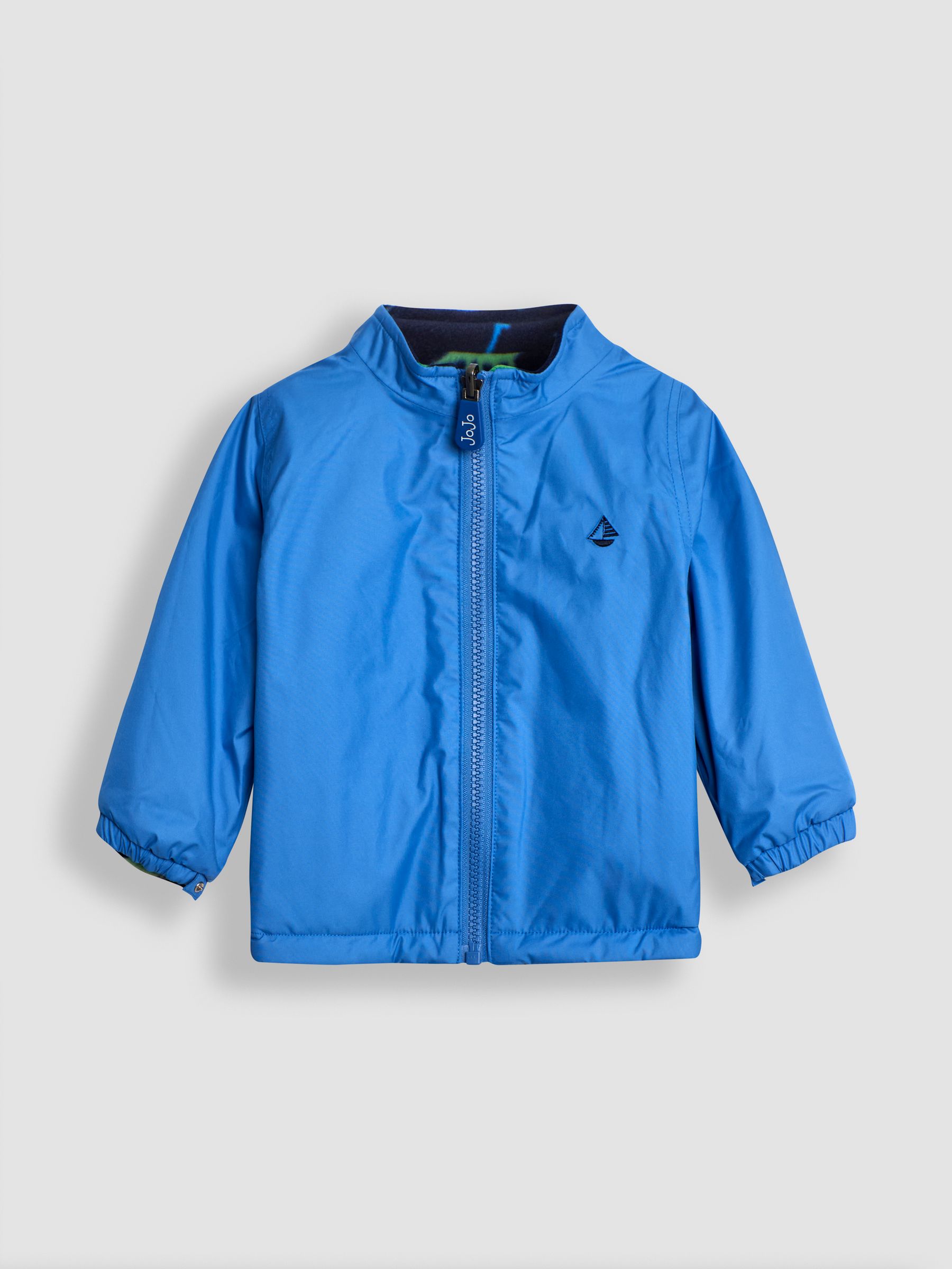 Cobalt Blue Dinosaur 4-In-1 Polarfleece Jacket - Image 6 of 12