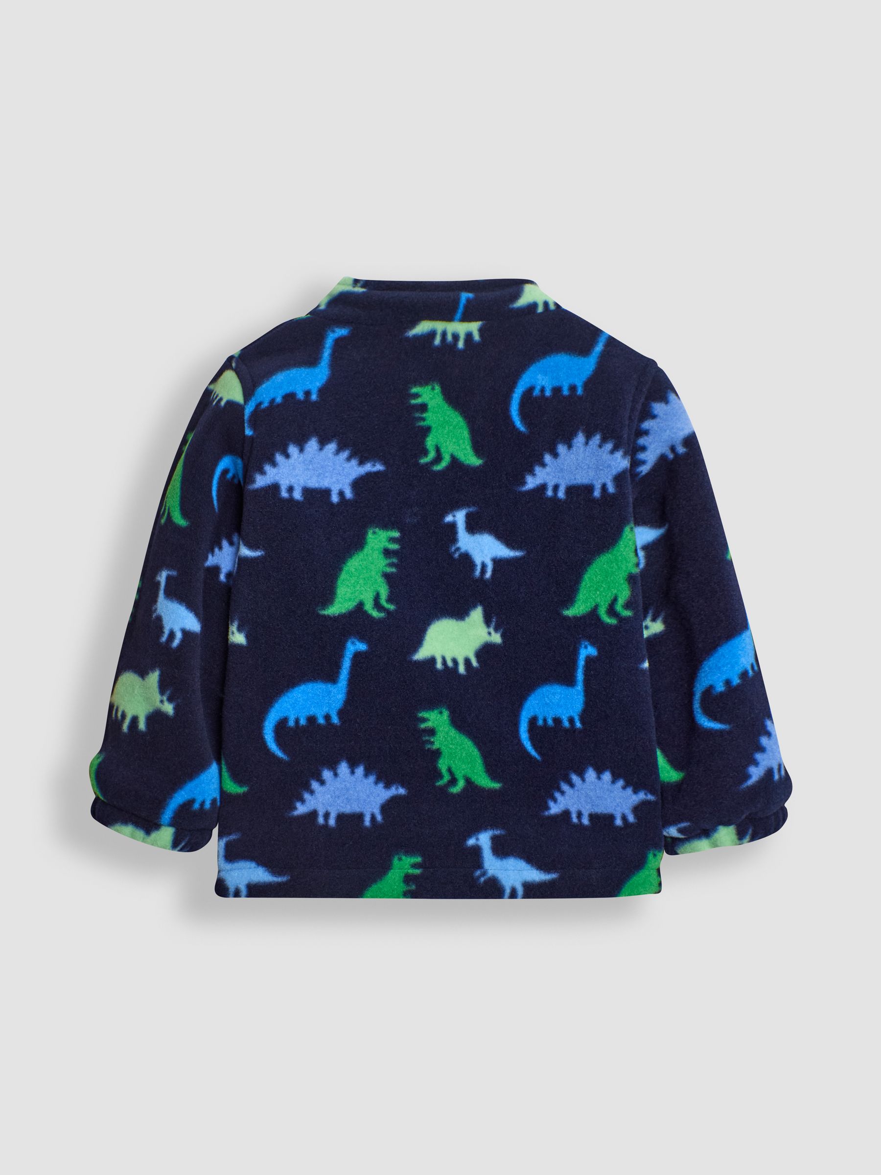 Cobalt Blue Dinosaur 4-In-1 Polarfleece Jacket - Image 9 of 12