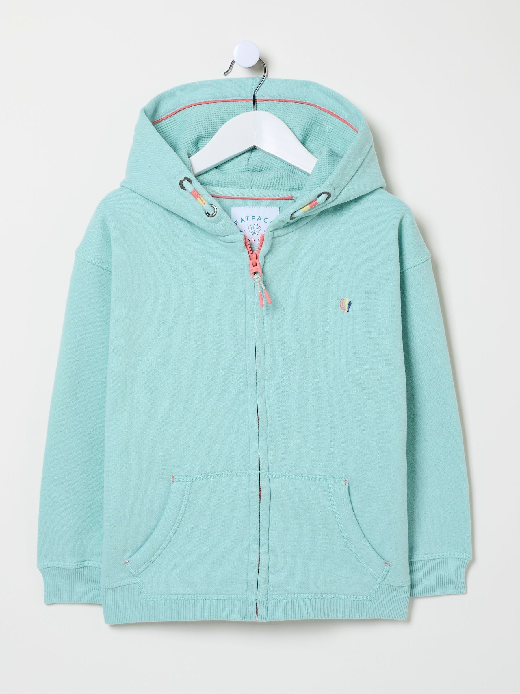 Green Shell Zip Through Hoodie - Image 5 of 6