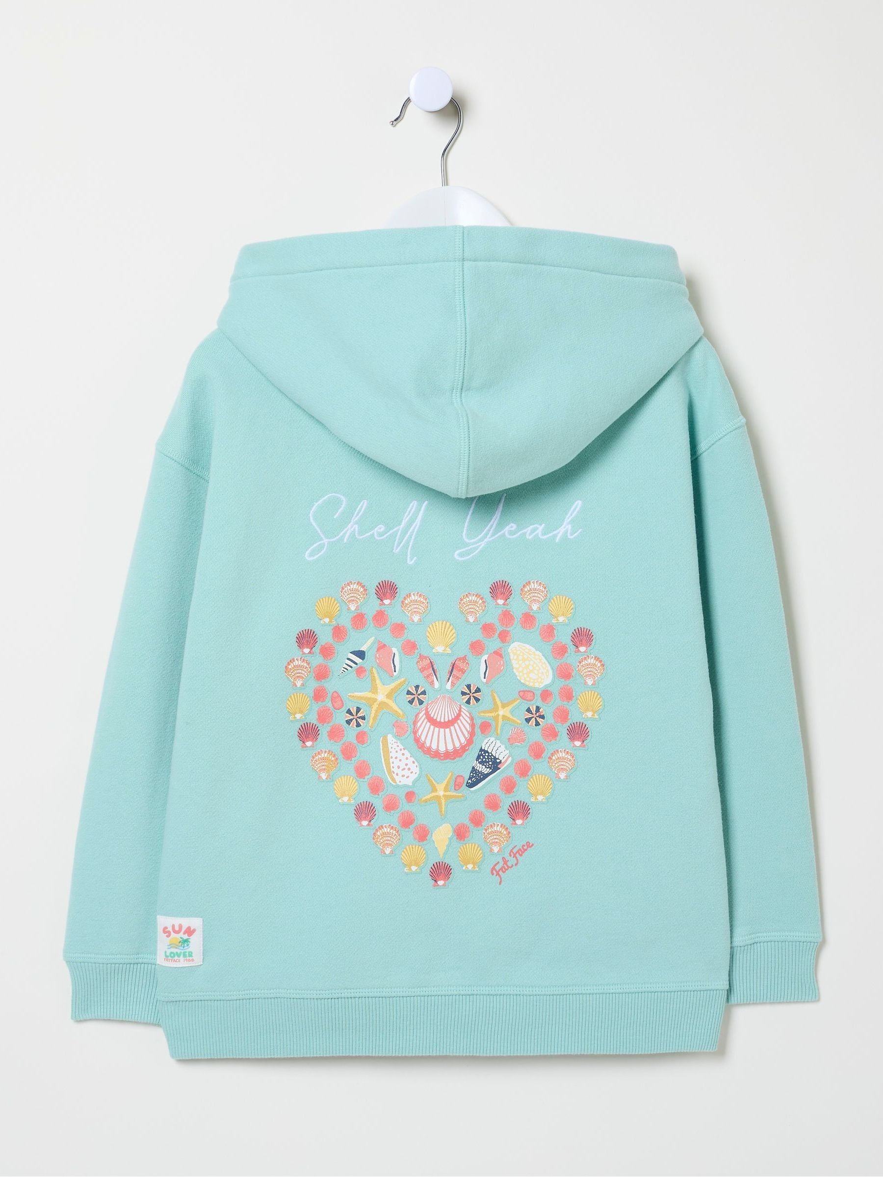 Green Shell Zip Through Hoodie - Image 6 of 6 Green Shell Zip Through Hoodie - Image 6 of 6