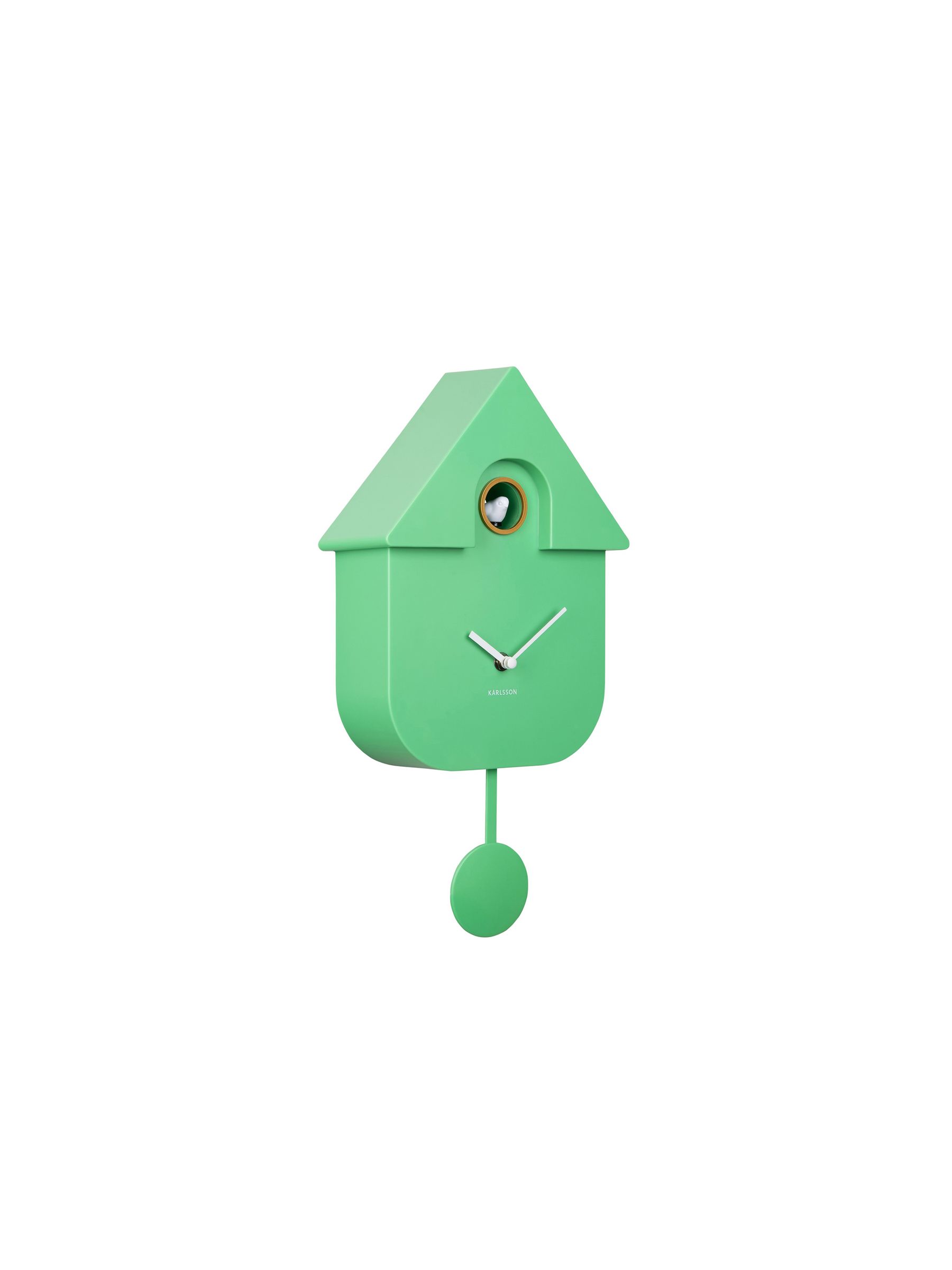 Karlsson Bright Green Modern Cuckoo ABS Wall Clock - Image 2 of 4