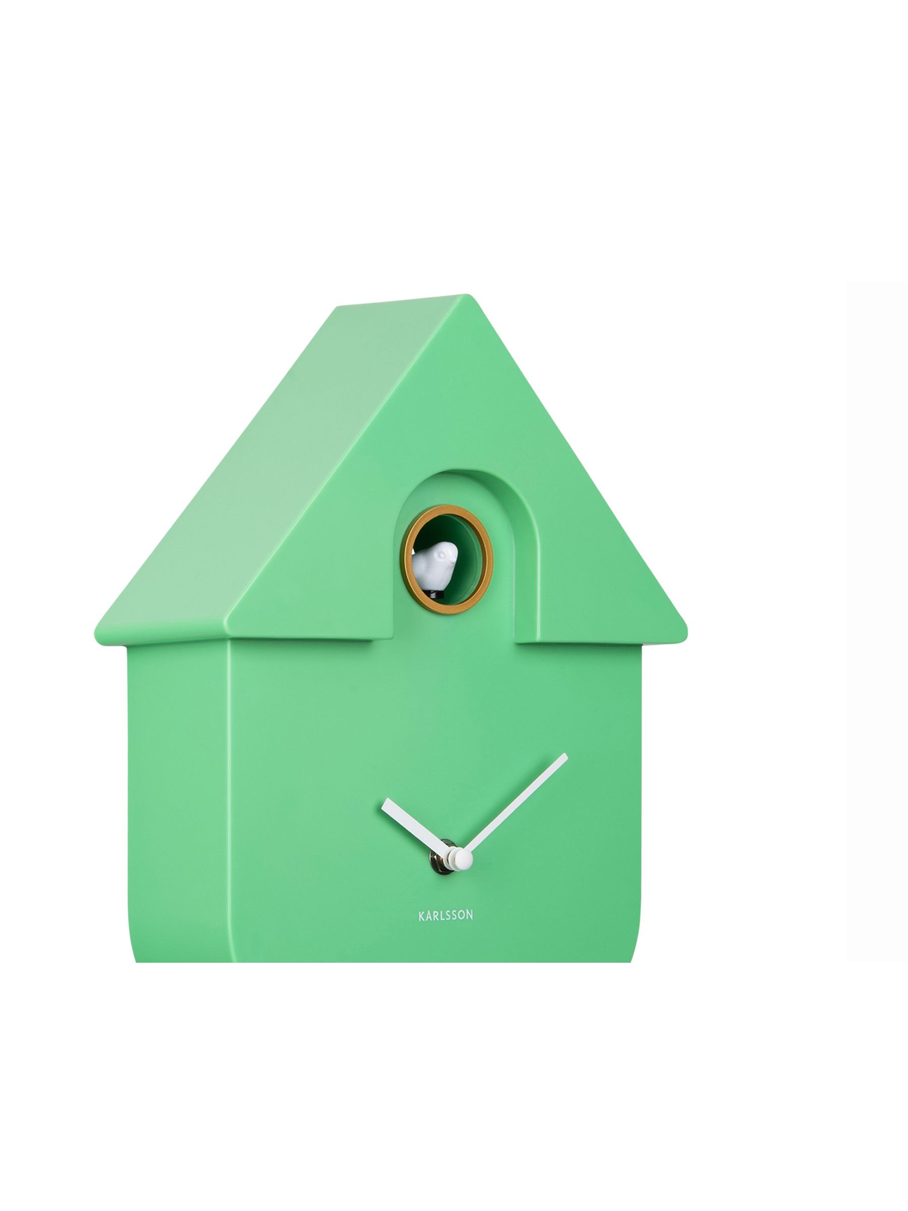Karlsson Bright Green Modern Cuckoo ABS Wall Clock - Image 3 of 4