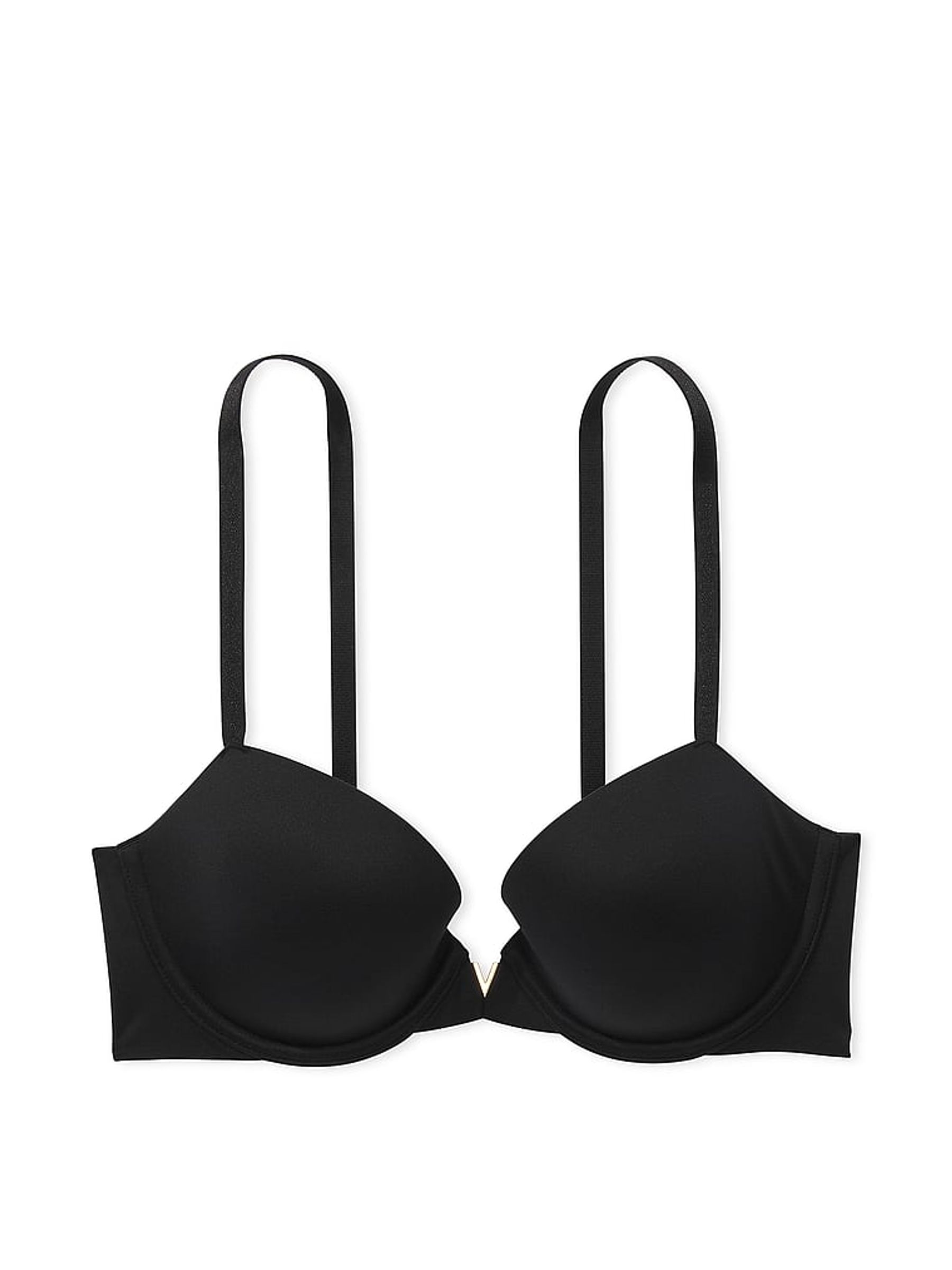 Black Lightly Lined Demi Bra - Image 3 of 5