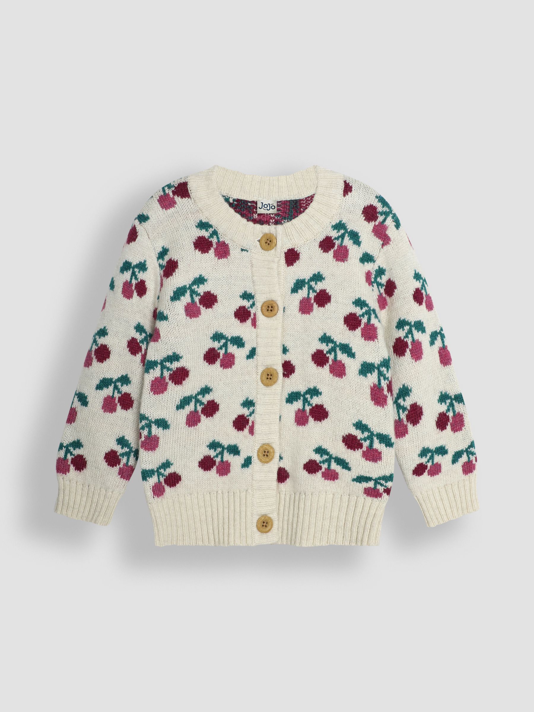 Cream Cherry Cardigan - Image 1 of 3