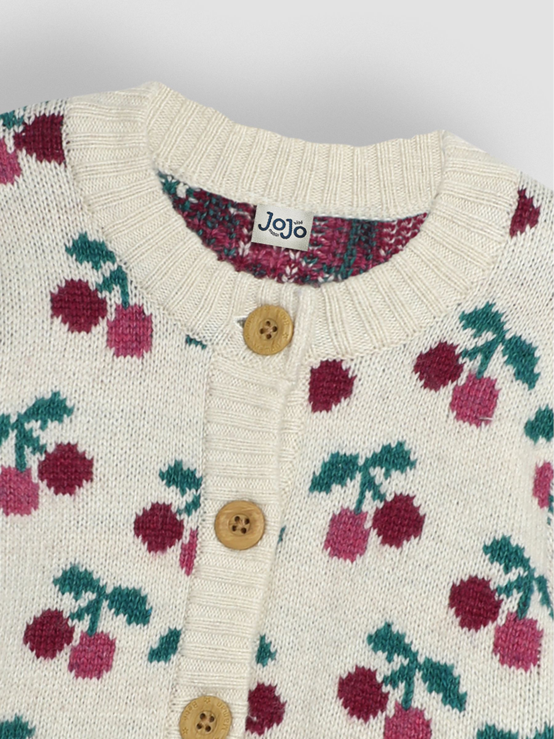 Cream Cherry Cardigan - Image 3 of 3