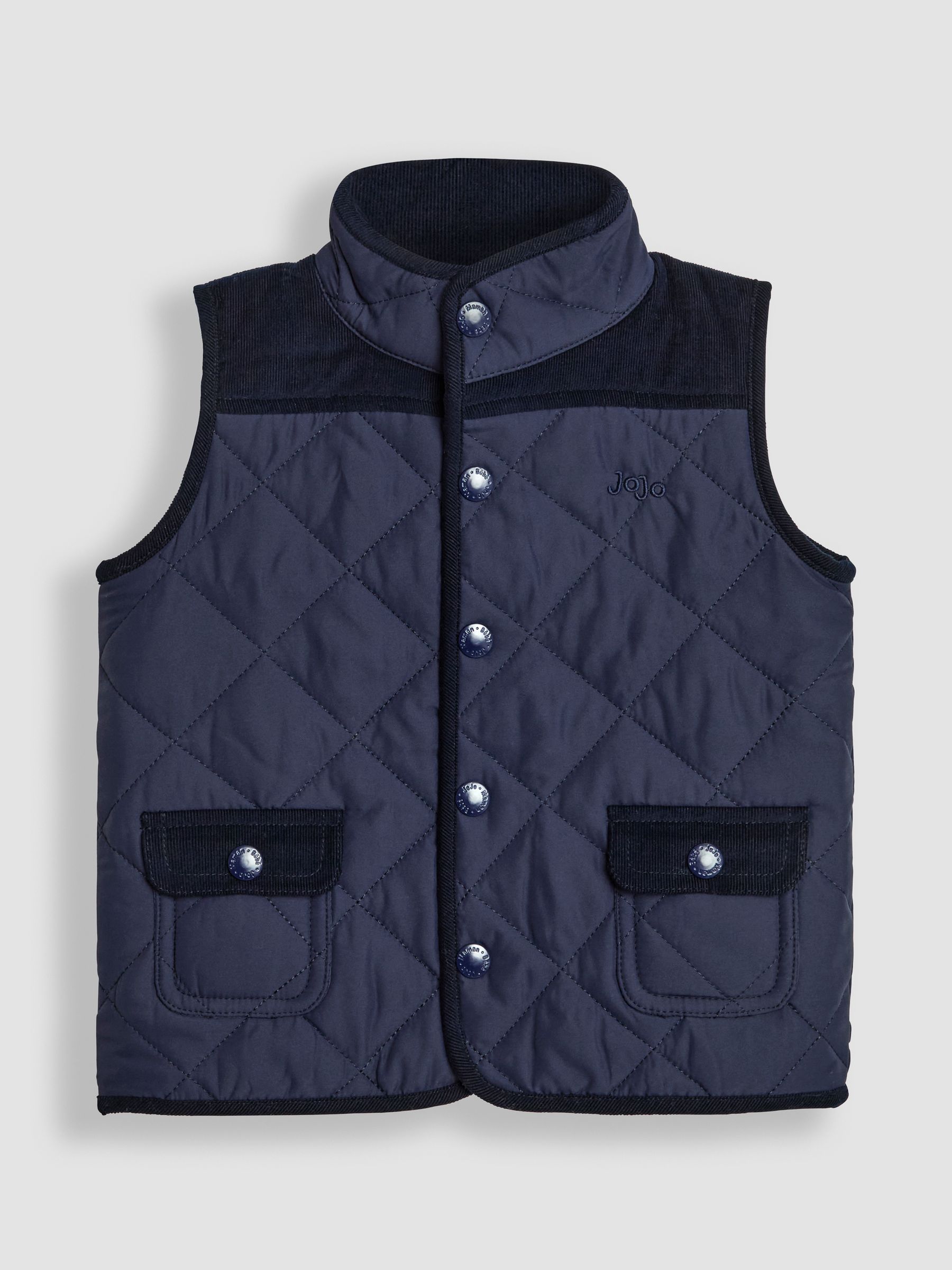 Navy Quilted Gilet - Image 1 of 3