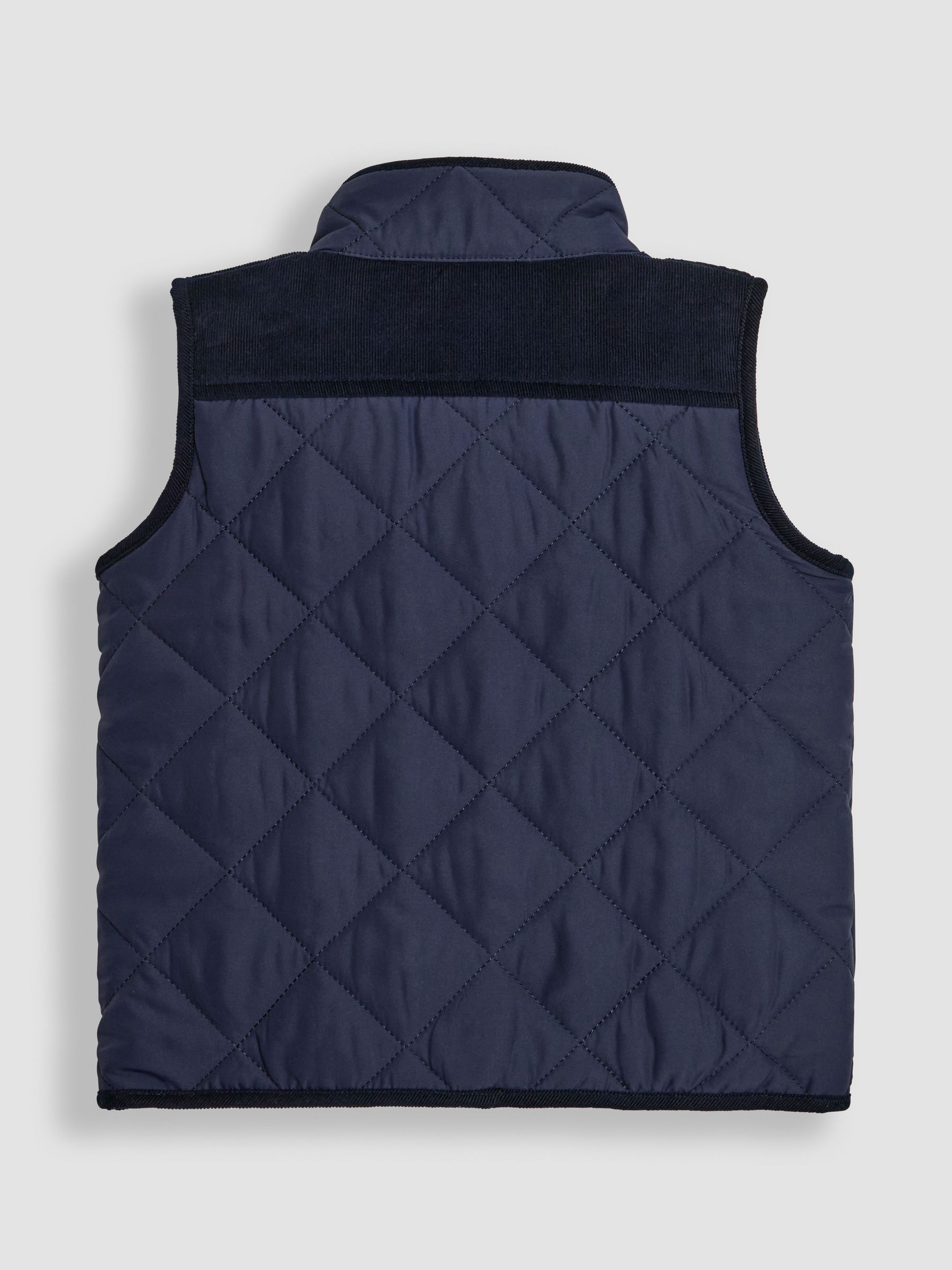 Navy Quilted Gilet - Image 2 of 3