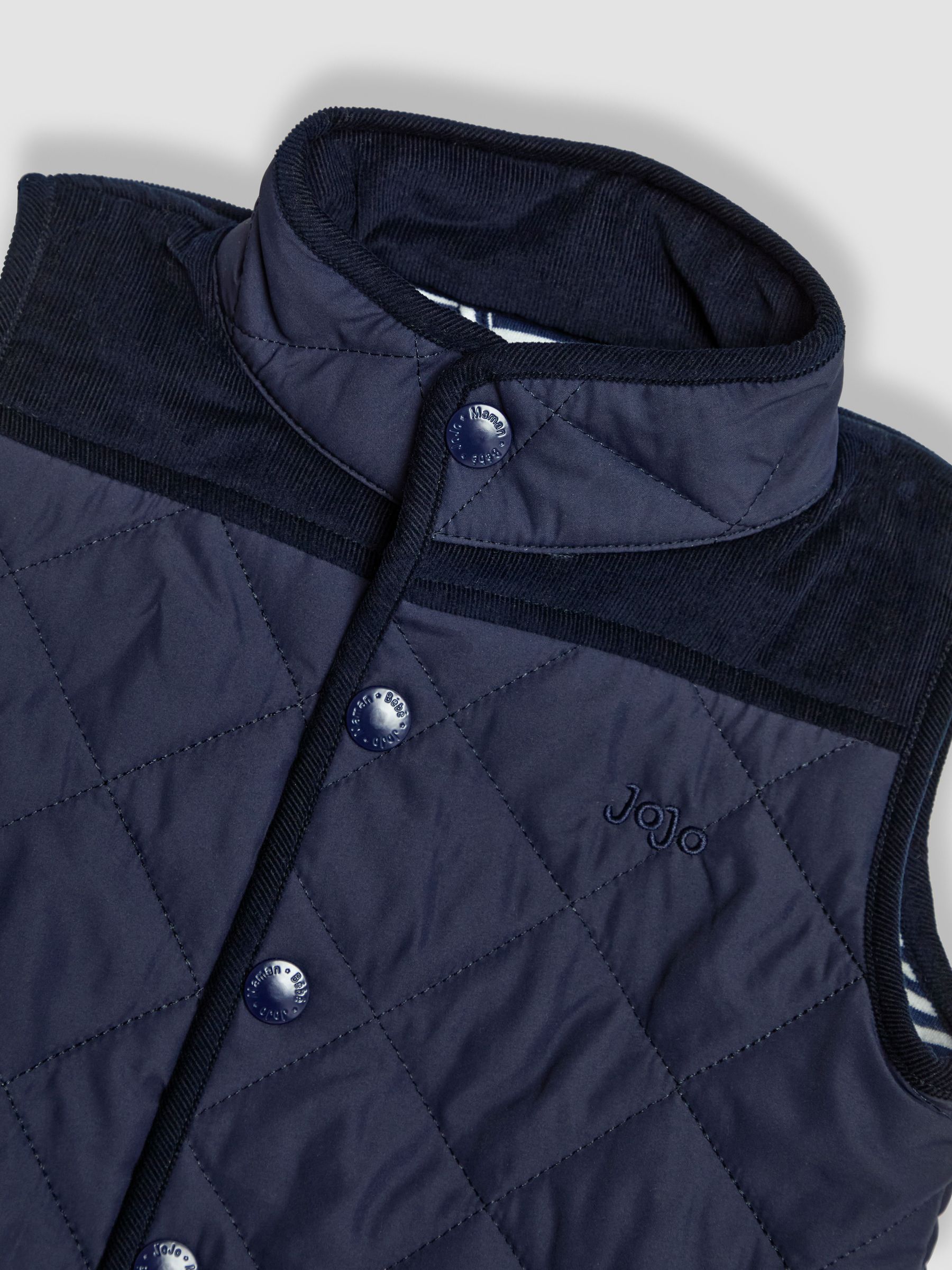 Navy Quilted Gilet - Image 3 of 3