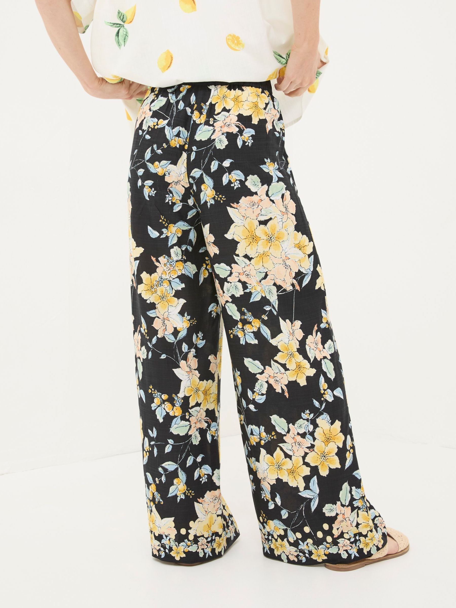 Jenna Black Citrus Floral Trousers - Image 2 of 6