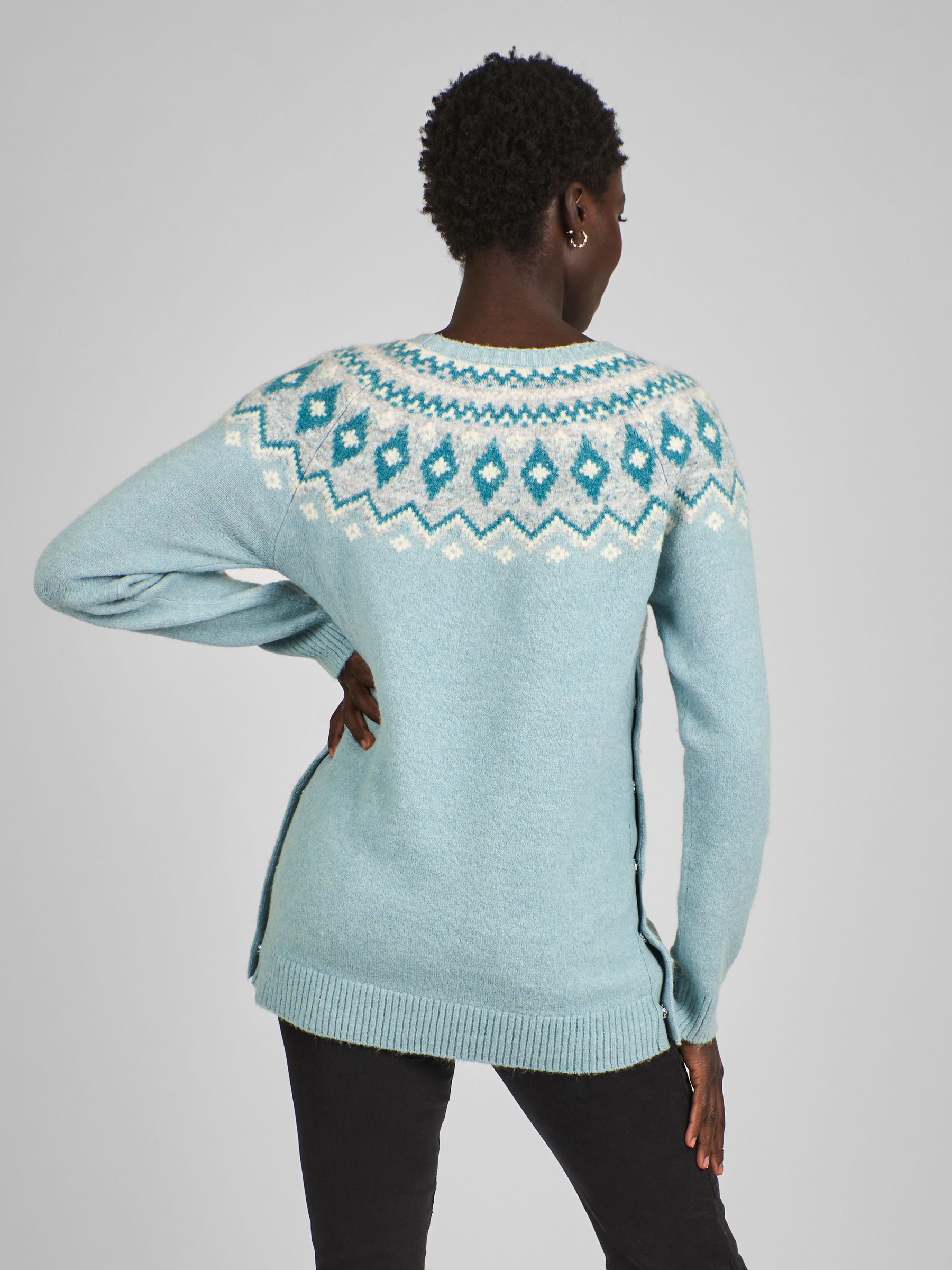 Sage Green Maternity & Nursing Jumper - Image 2 of 4