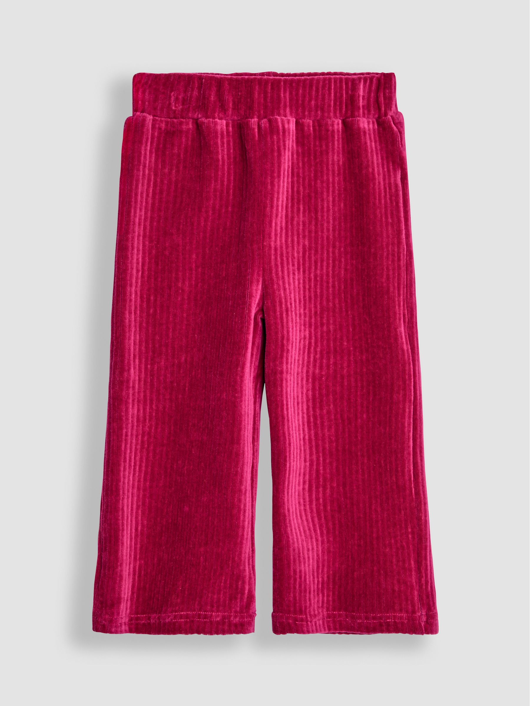 Berry Purple 2-Pack Cord Velour Flare Leggings - Image 2 of 5