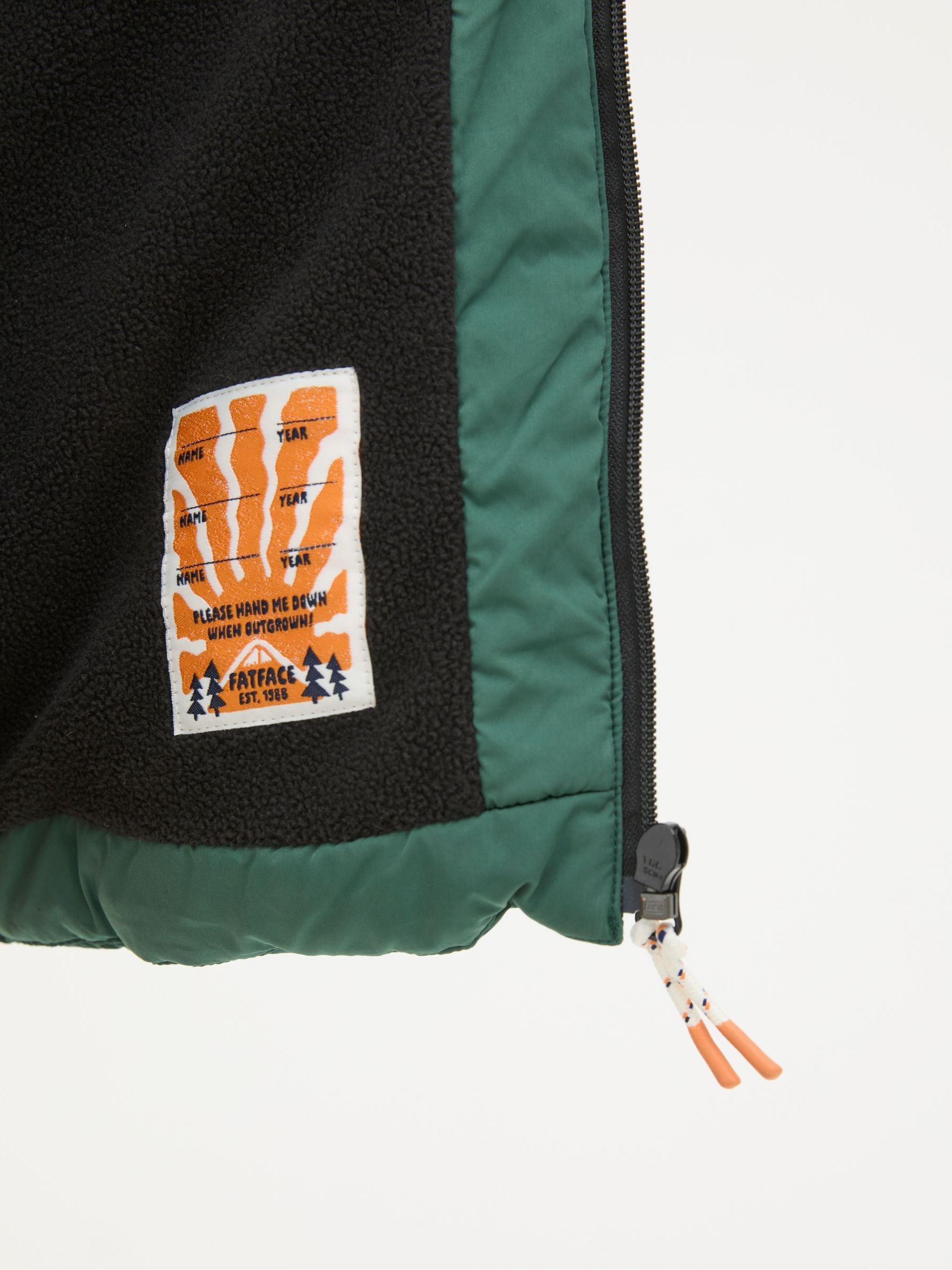 Milo Green Hooded Padded Jacket - Image 6 of 6