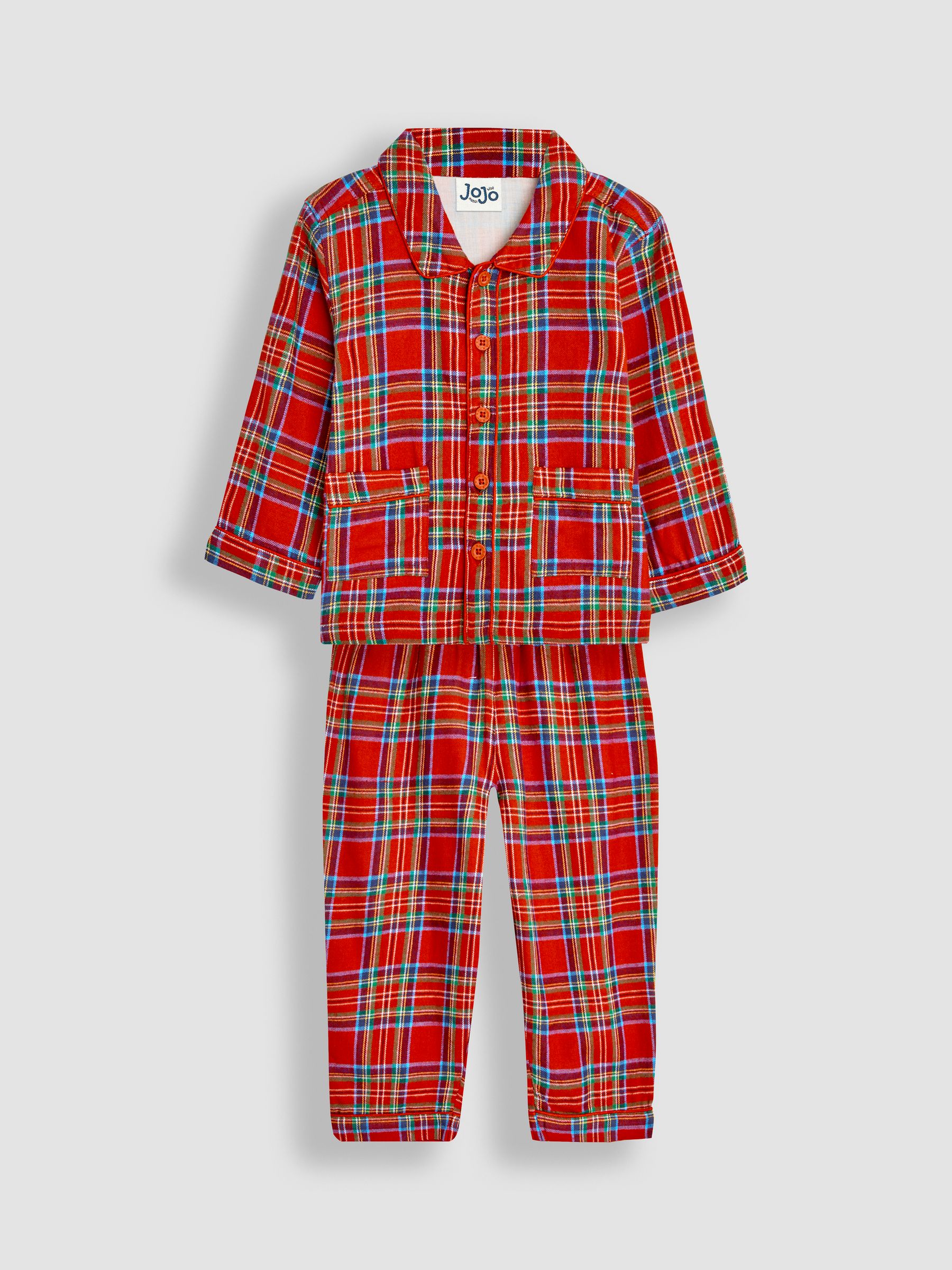 Red Check Woven Pyjamas - Image 1 of 5
