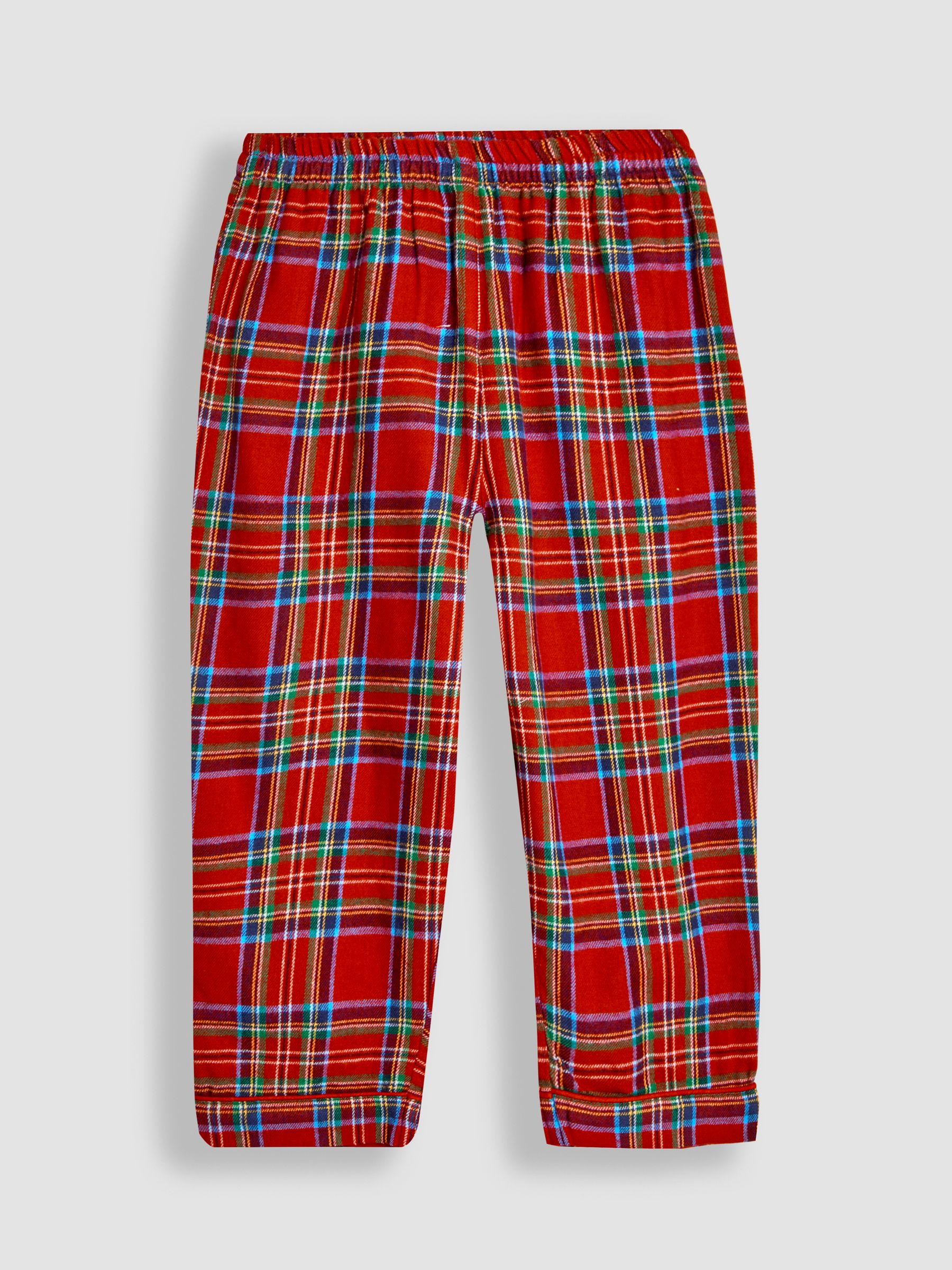 Red Check Woven Pyjamas - Image 4 of 5