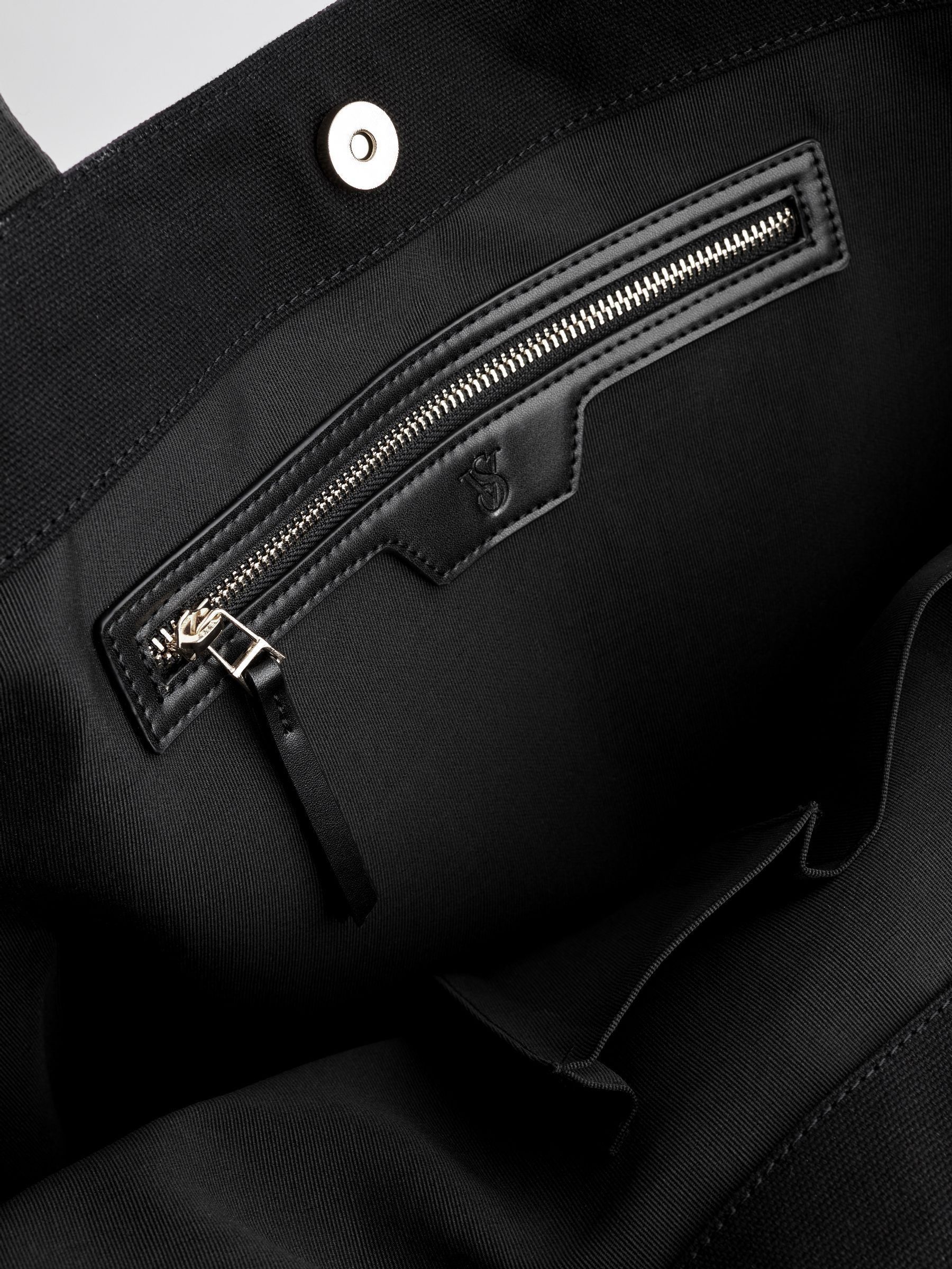Black Logo Diamanté Tote Bag - Image 7 of 9