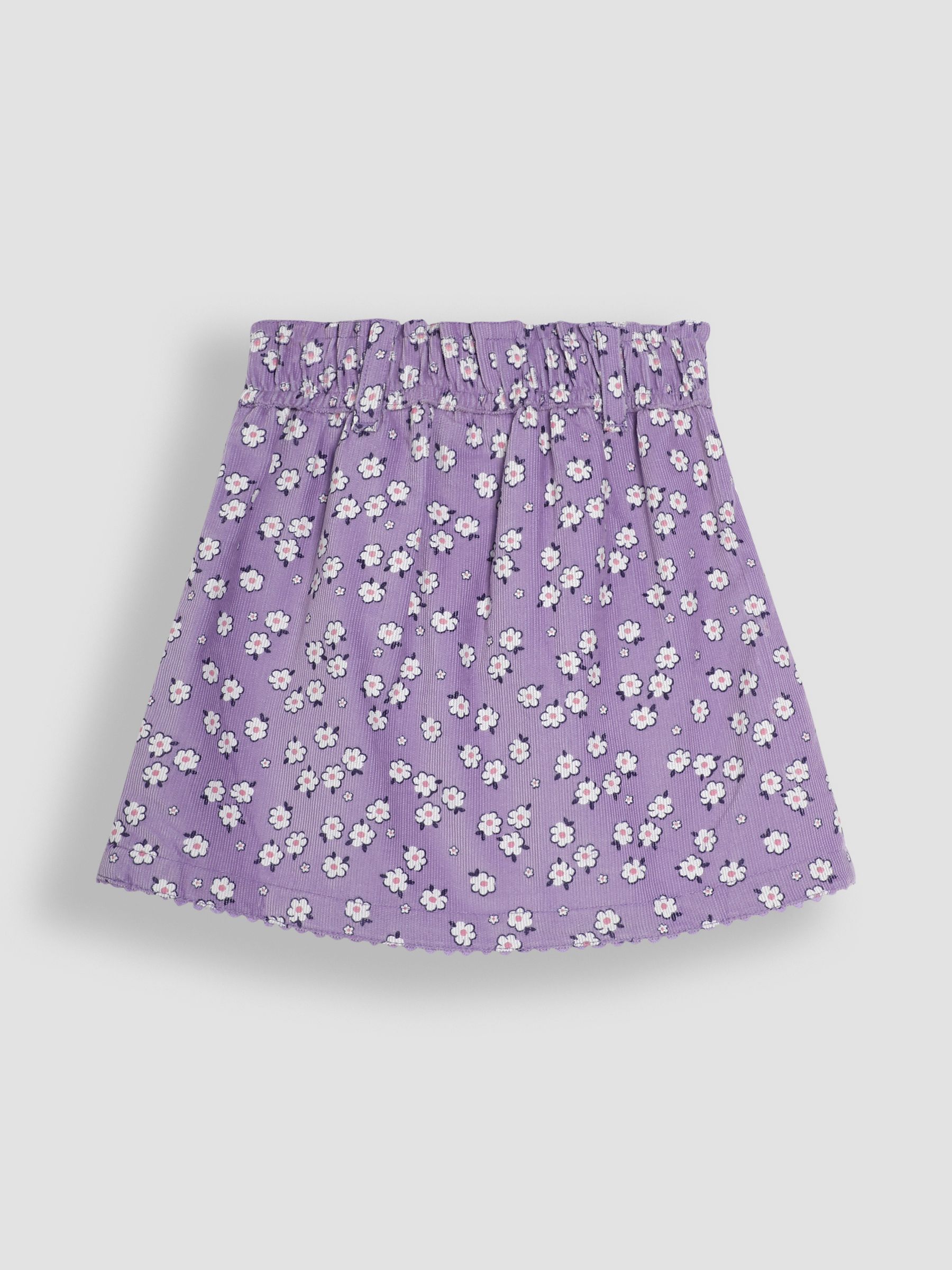 Lilac Paper Bag Waistband Cord Skirt - Image 2 of 3