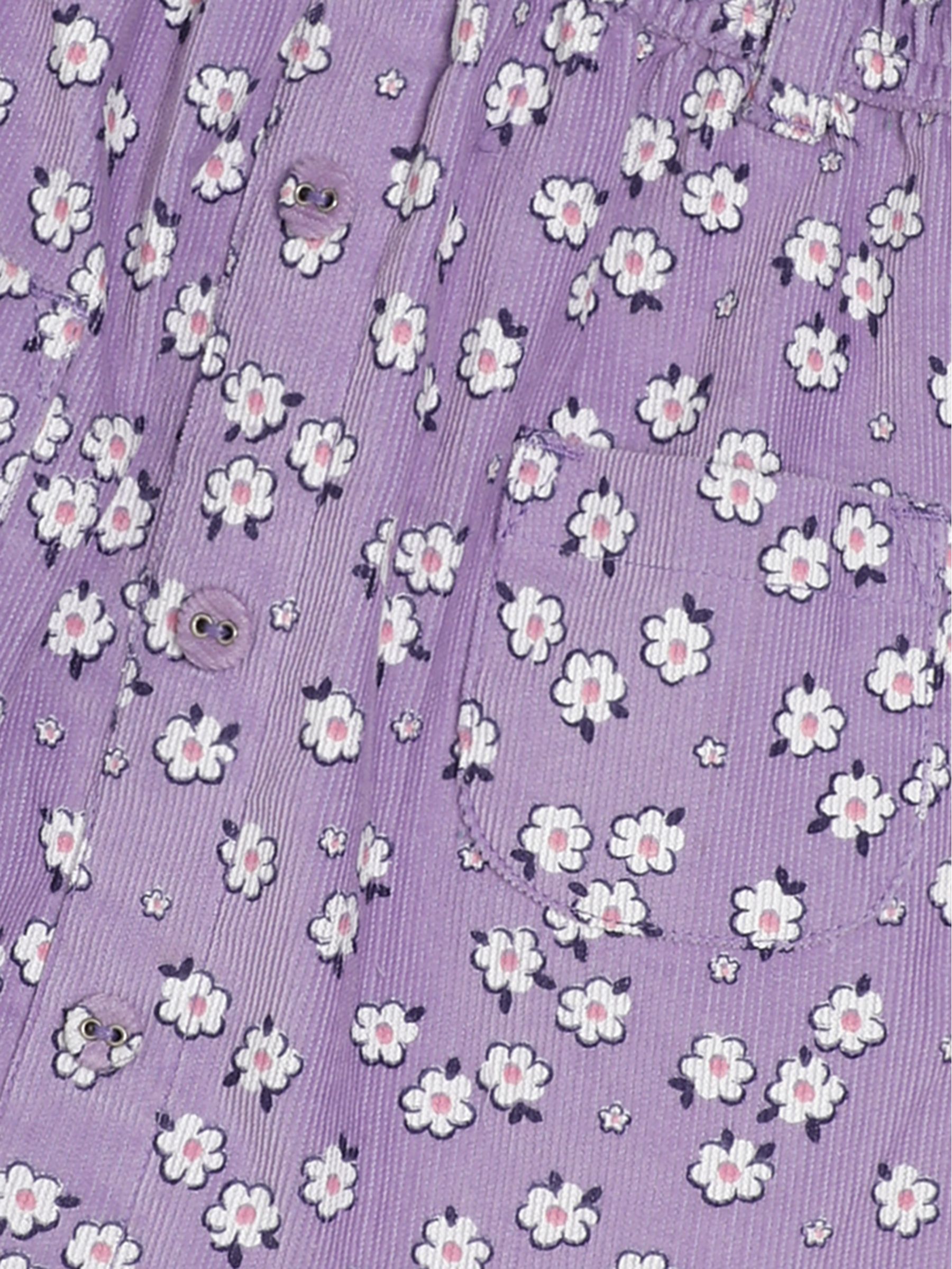 Lilac Paper Bag Waistband Cord Skirt - Image 3 of 3