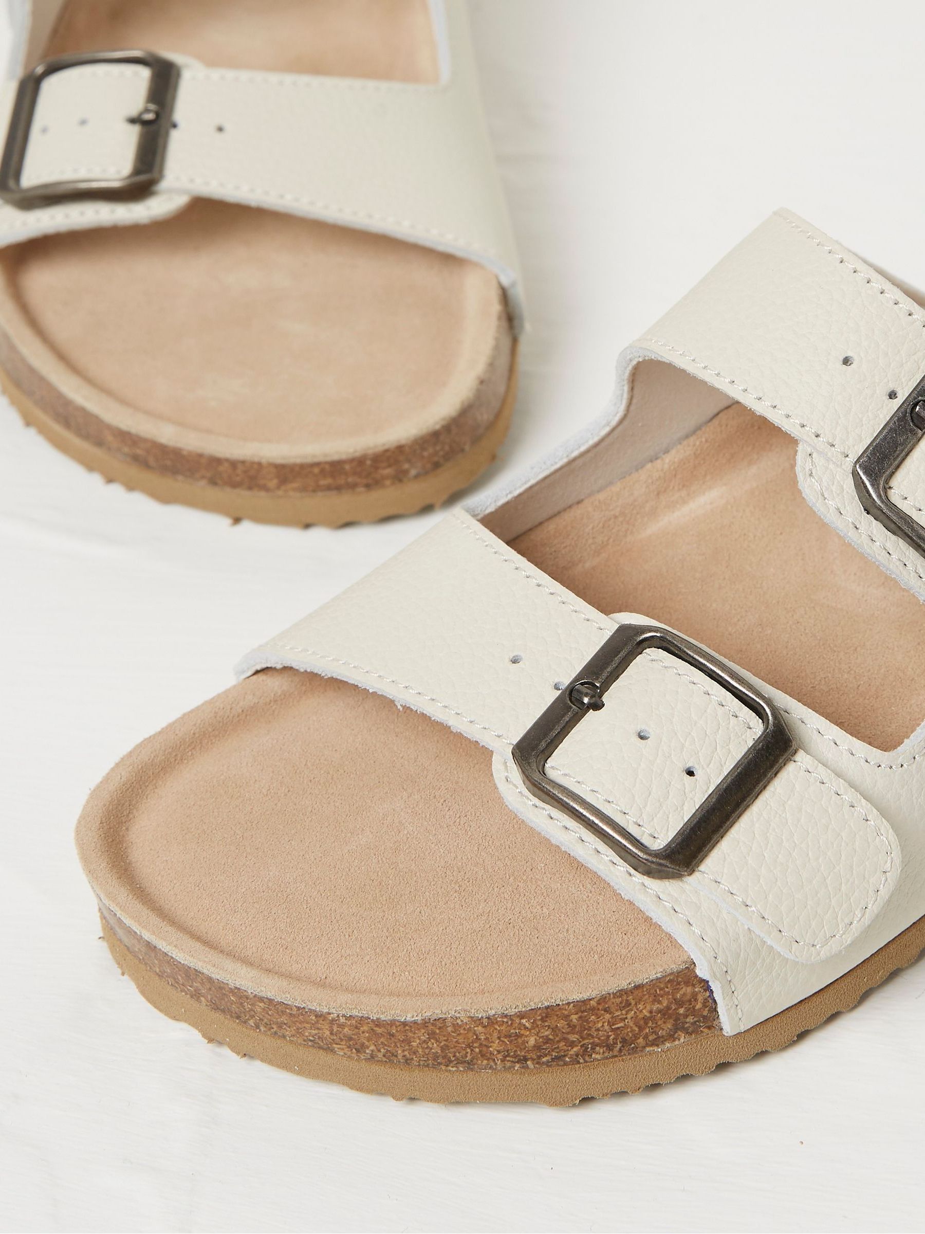 Meldon White Footbed Sandals - Image 3 of 3 Meldon White Footbed Sandals - Image 3 of 3