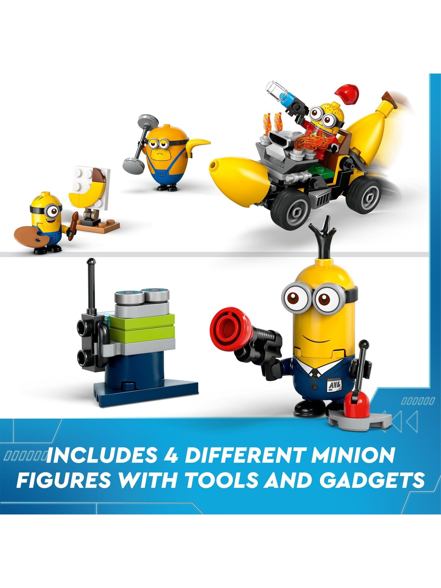 LEGO Despicable Me Minions and Banana Car Toy - Image 6 of 9